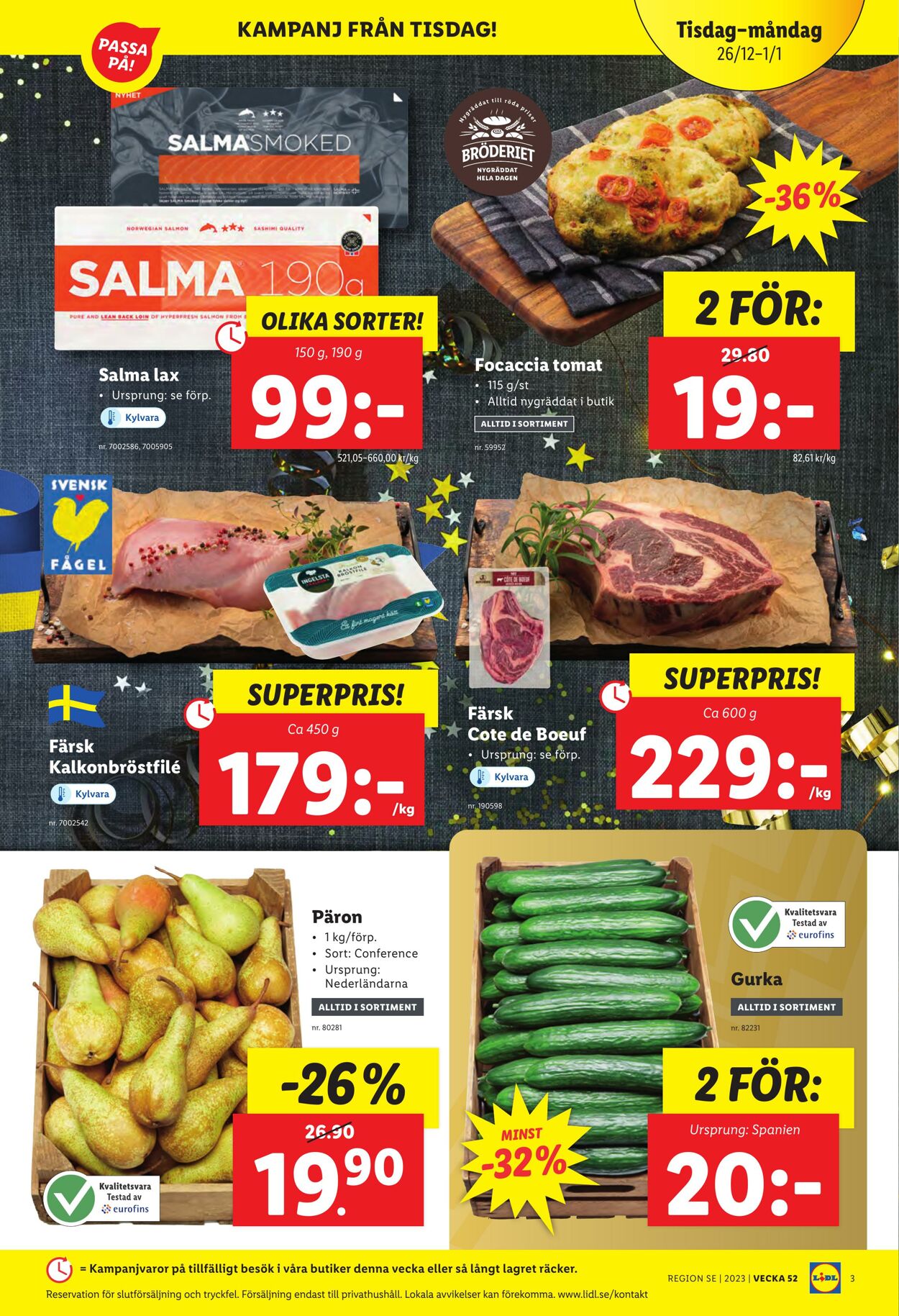 Erbjudanden Lidl 26.12.2023 - 01.01.2024