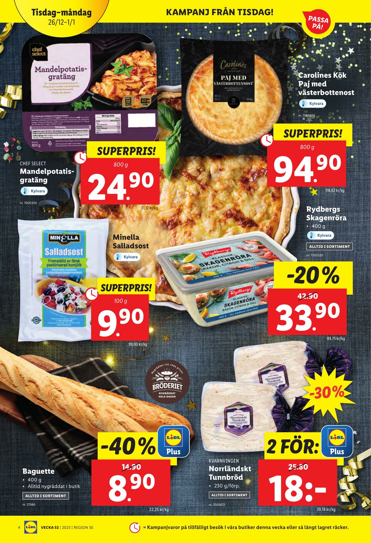 Erbjudanden Lidl 26.12.2023 - 01.01.2024