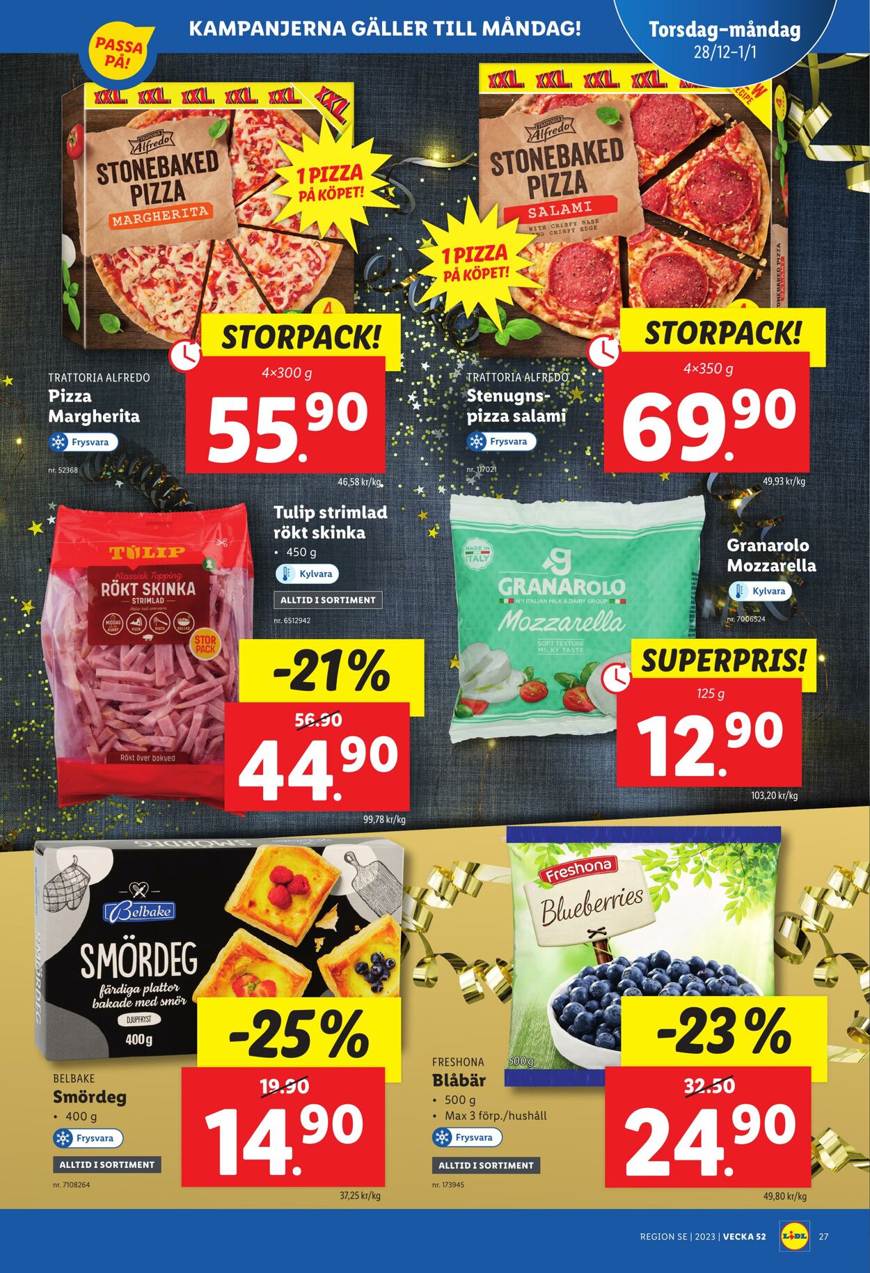 Erbjudanden Lidl 26.12.2023 - 01.01.2024