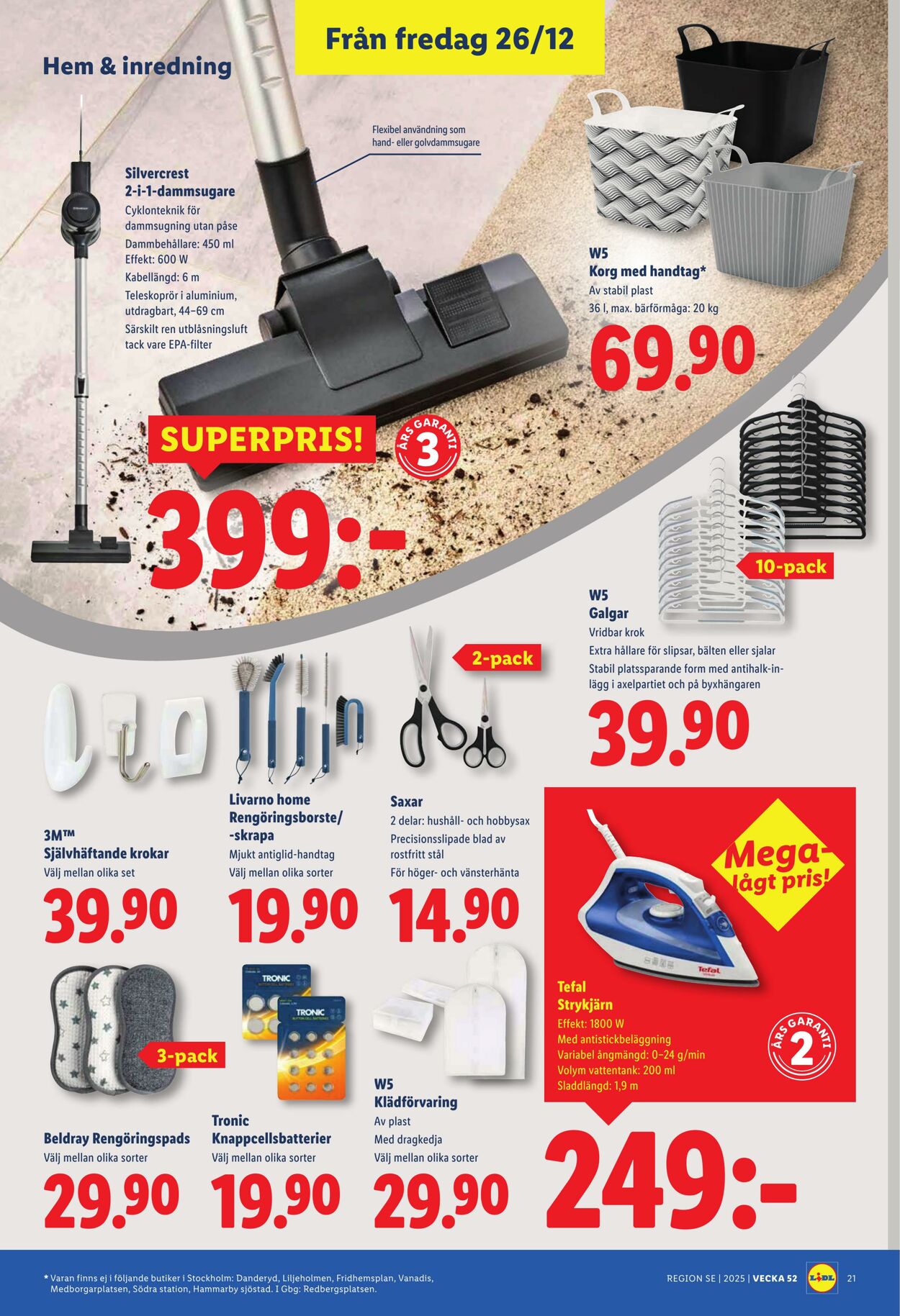 Erbjudanden Lidl 22.12.2025 - 28.12.2025