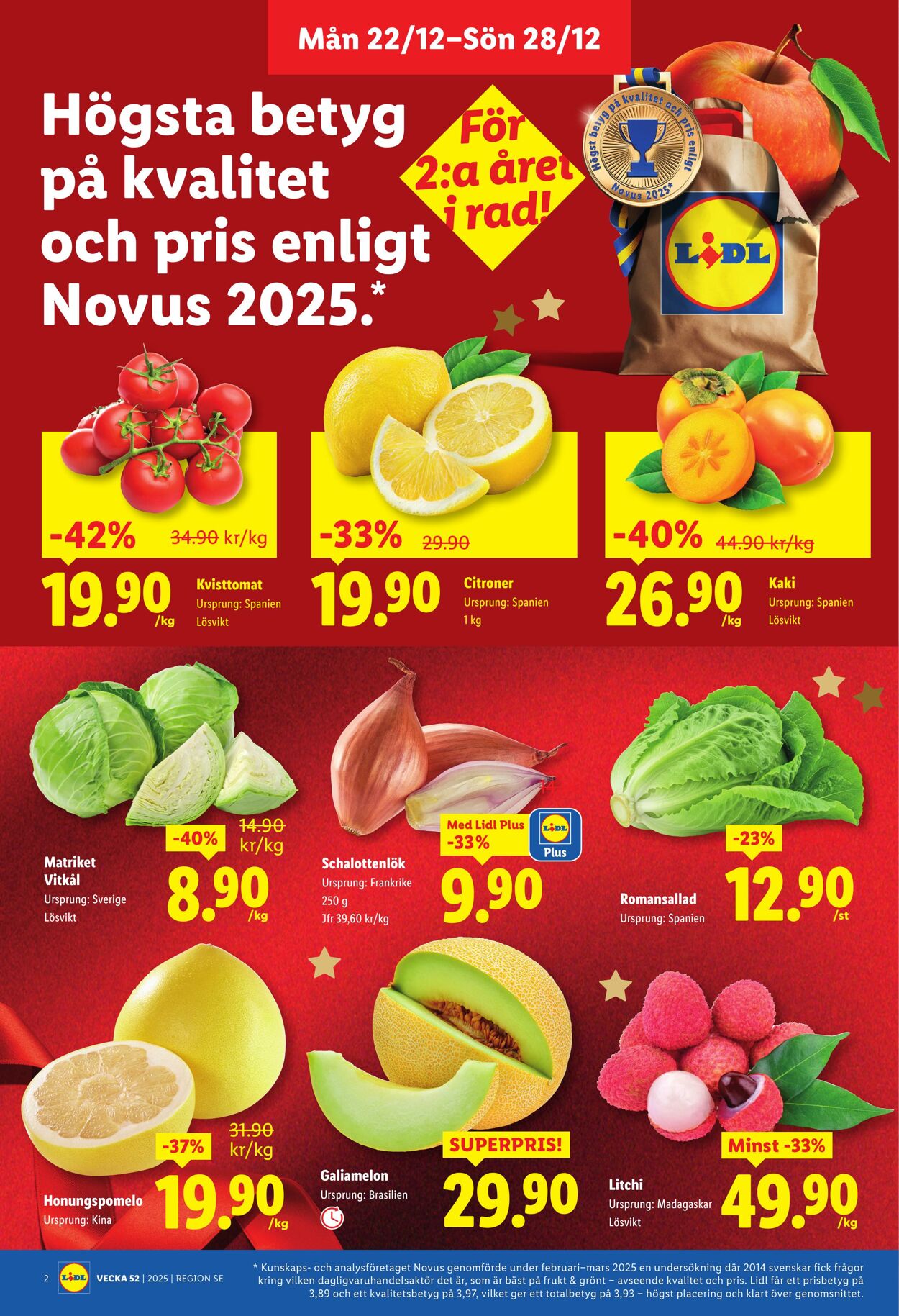 Erbjudanden Lidl 22.12.2025 - 28.12.2025