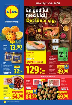 Erbjudanden Lidl 22.12.2025 - 28.12.2025