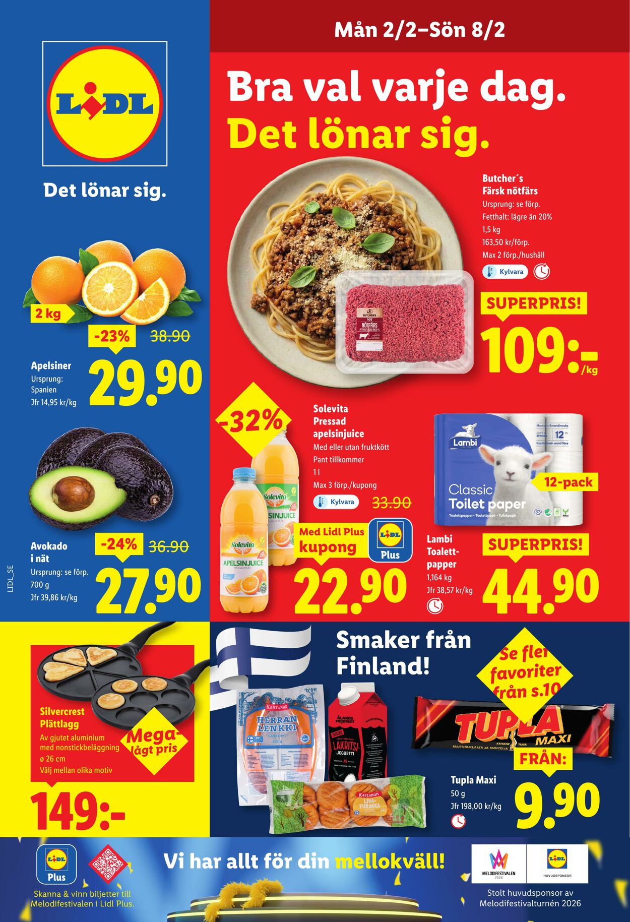 Erbjudanden Lidl 02.02.2026 - 08.02.2026