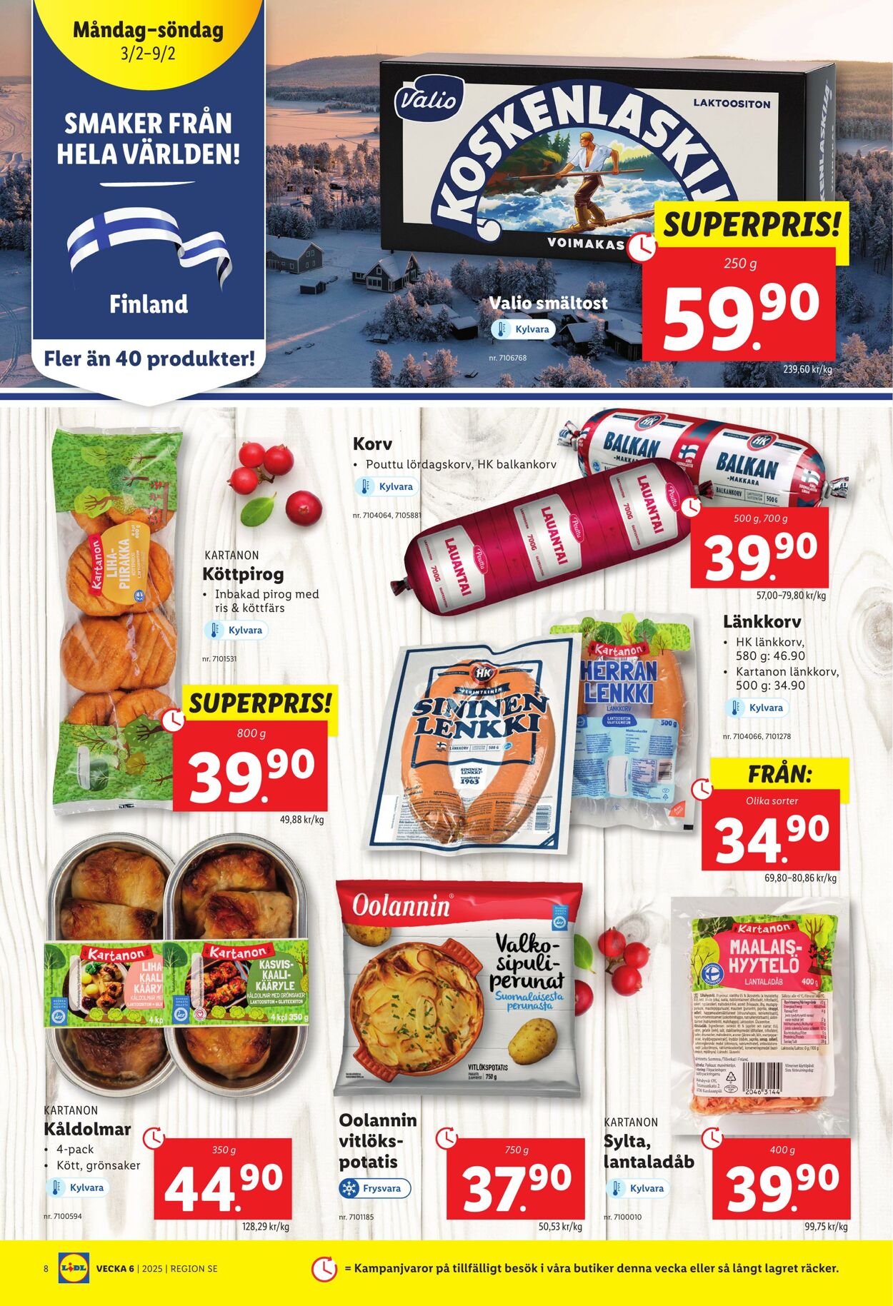 Erbjudanden Lidl 03.02.2025 - 09.02.2025