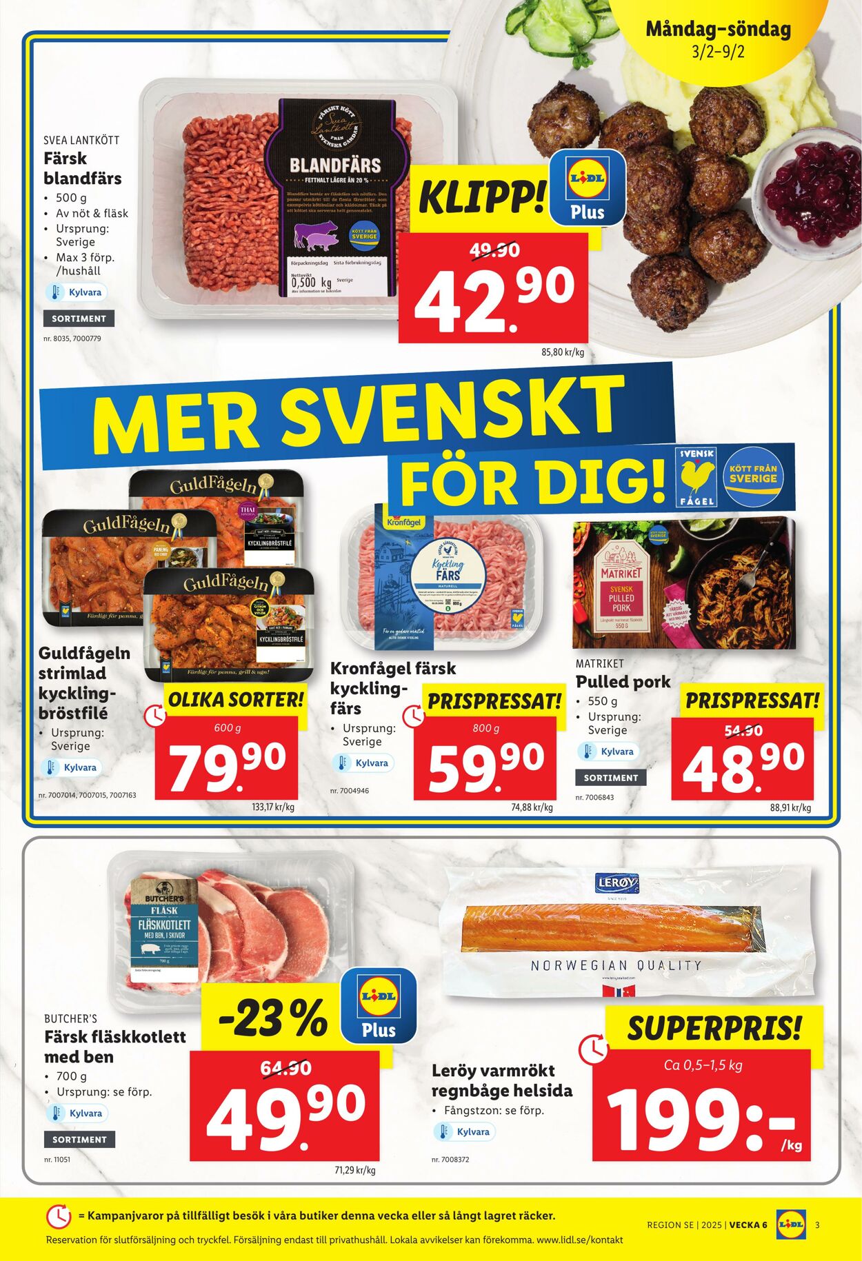 Erbjudanden Lidl 03.02.2025 - 09.02.2025