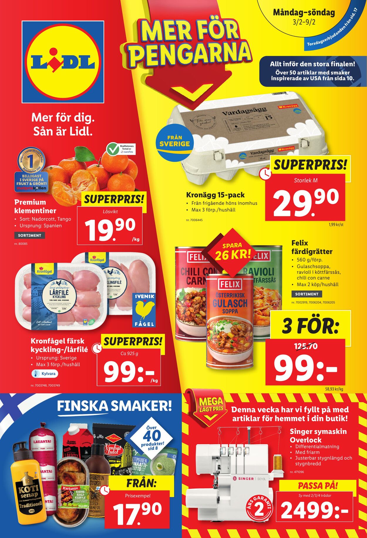 Erbjudanden Lidl 03.02.2025 - 09.02.2025