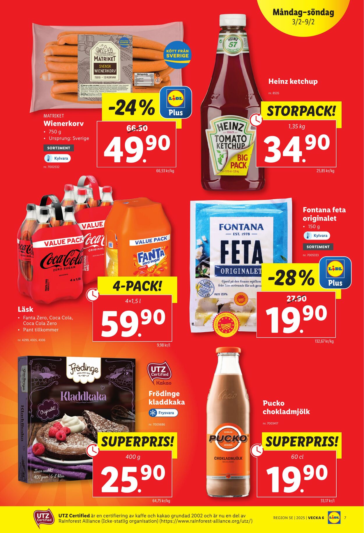 Erbjudanden Lidl 03.02.2025 - 09.02.2025