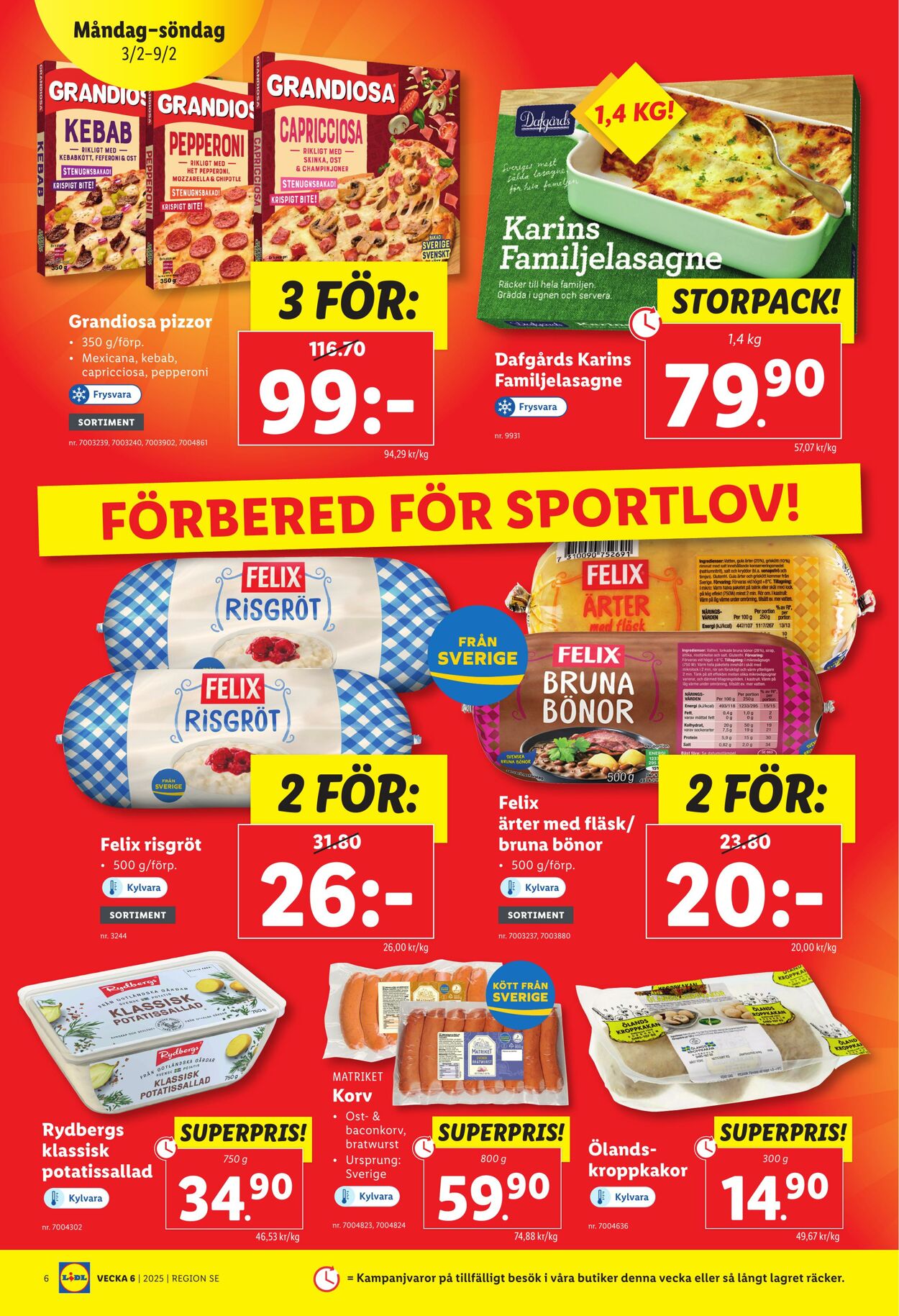 Erbjudanden Lidl 03.02.2025 - 09.02.2025