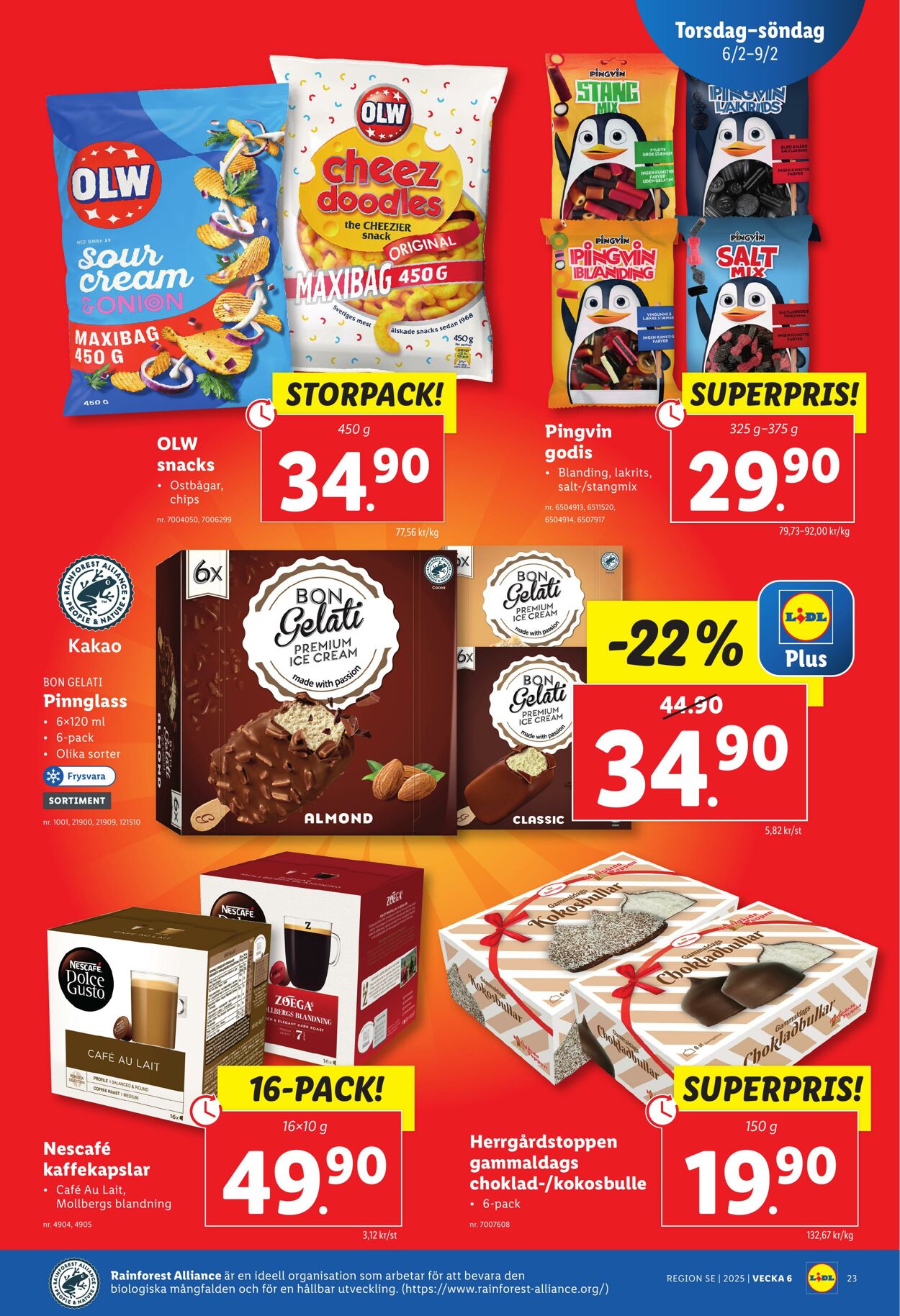 Erbjudanden Lidl 03.02.2025 - 09.02.2025