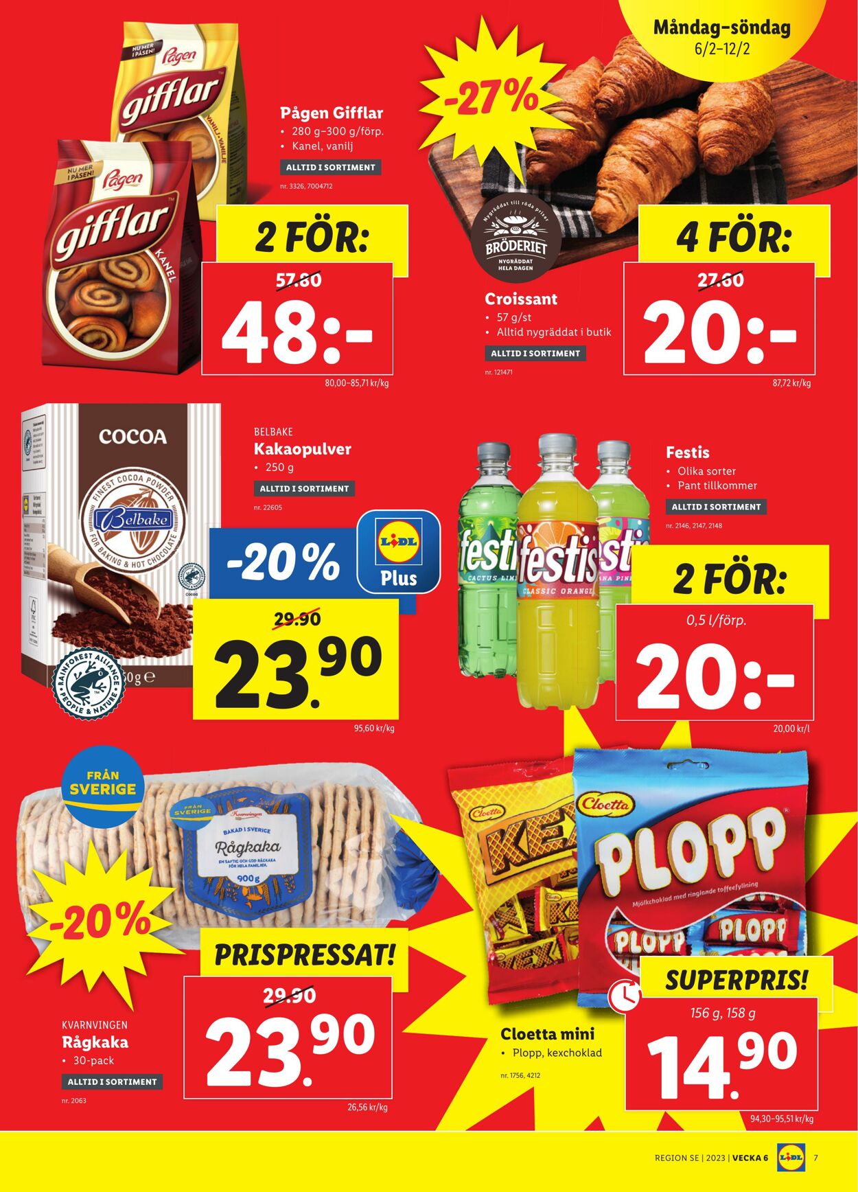 Erbjudanden Lidl 06.02.2023 - 12.02.2023