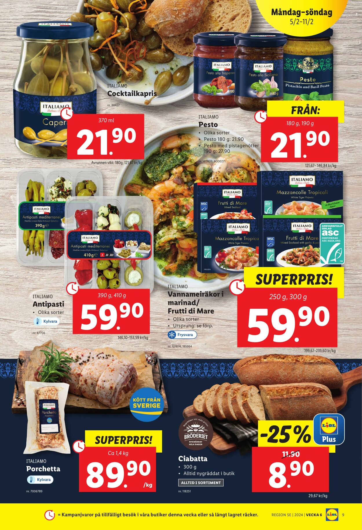 Erbjudanden Lidl 05.02.2024 - 11.02.2024