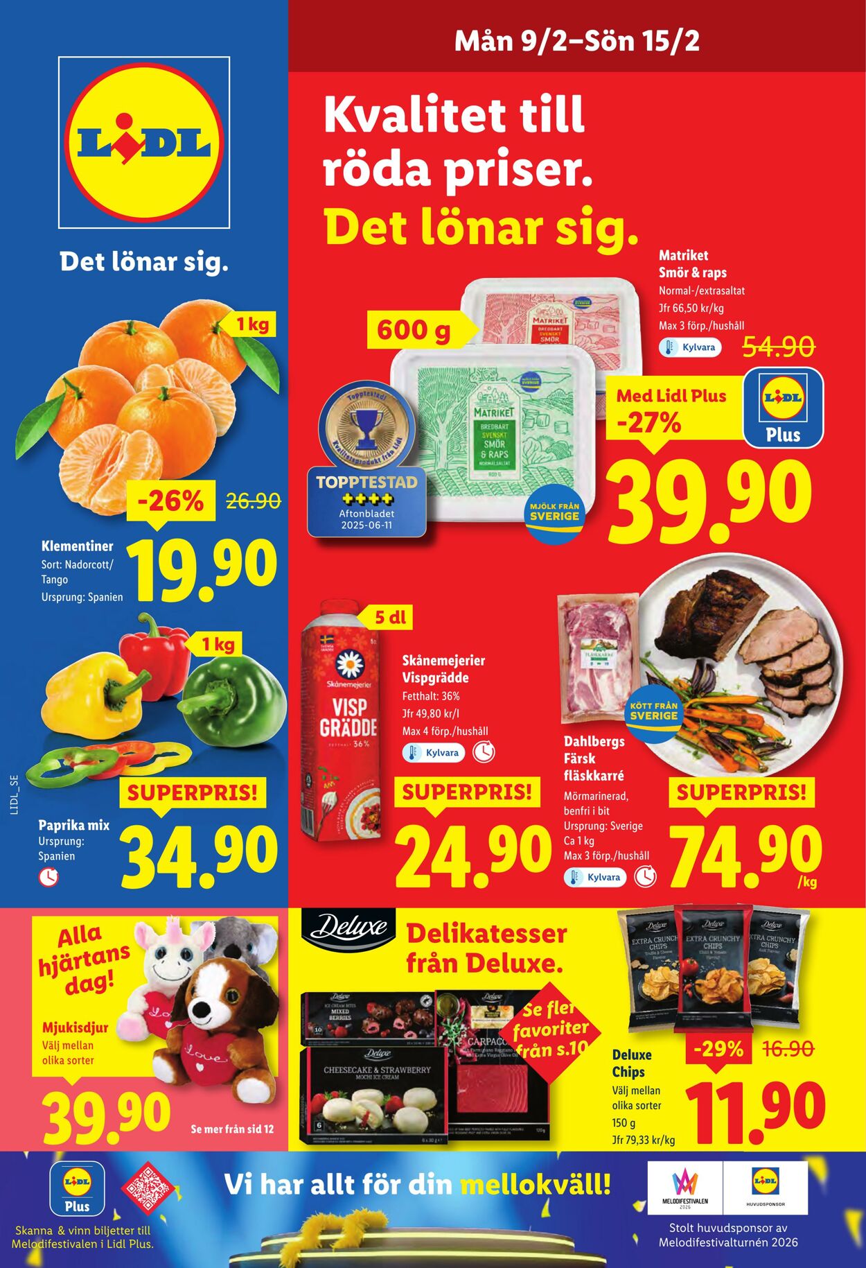 Erbjudanden Lidl 09.02.2026 - 15.02.2026