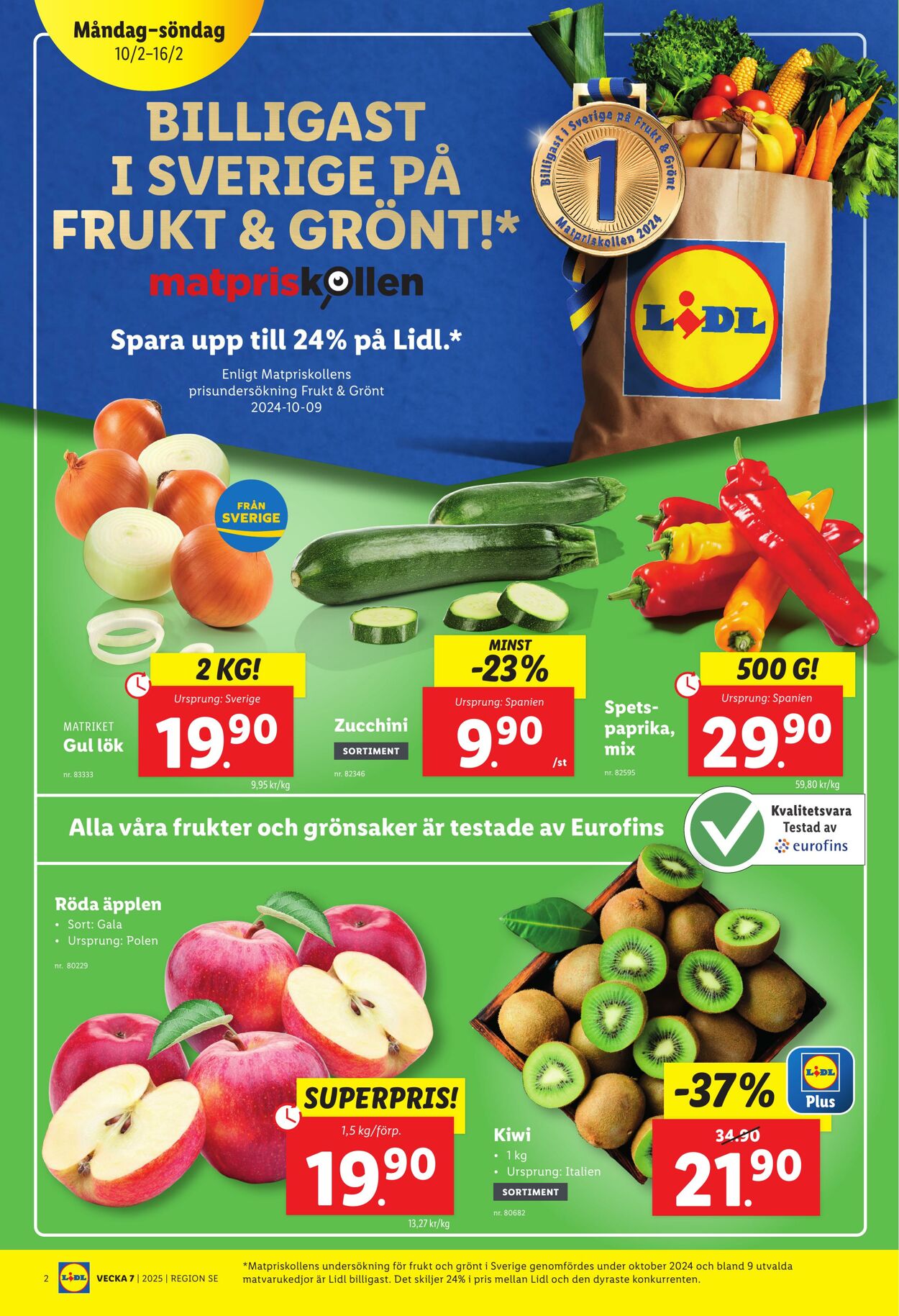 Erbjudanden Lidl 10.02.2025 - 16.02.2025