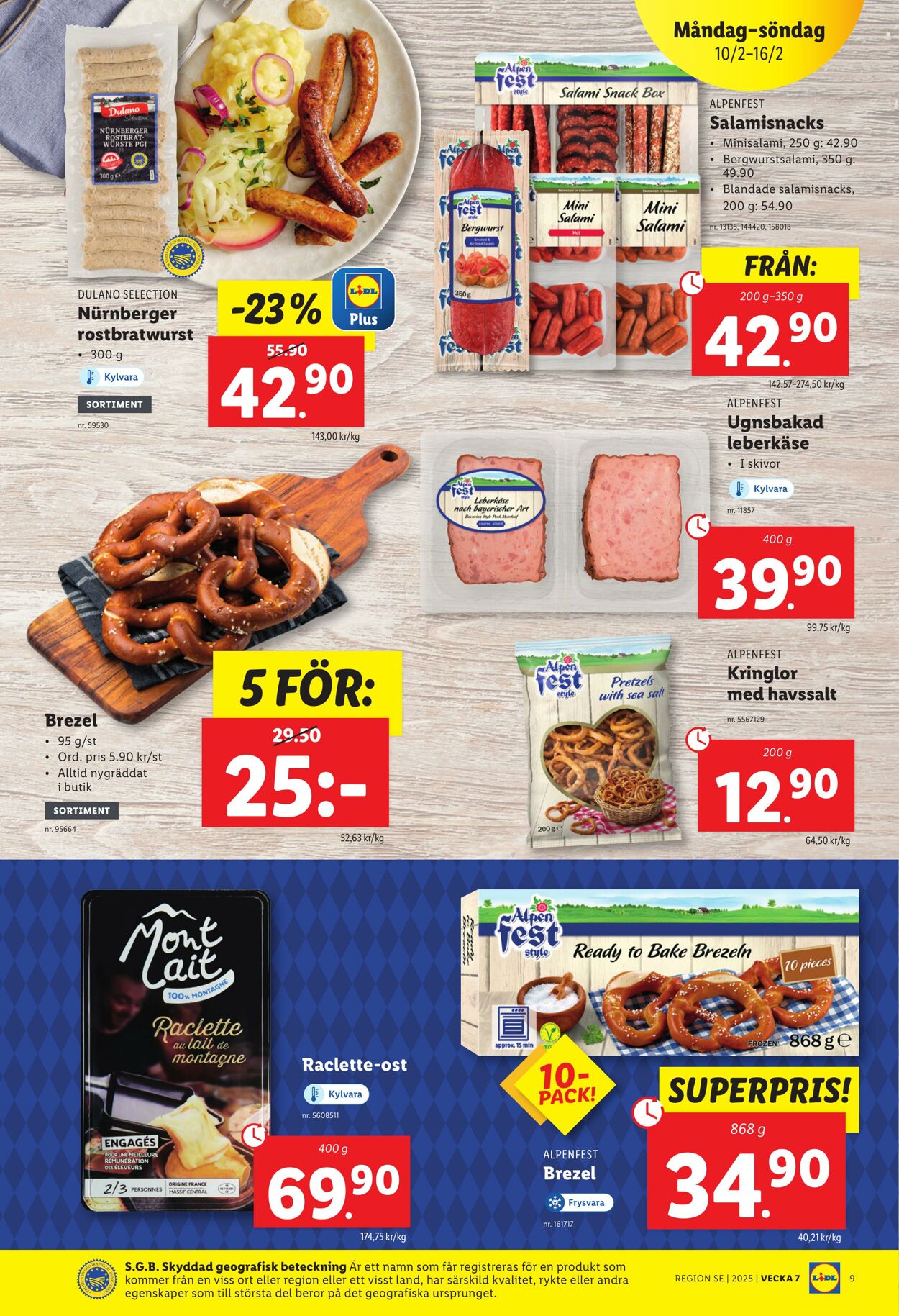 Erbjudanden Lidl 10.02.2025 - 16.02.2025