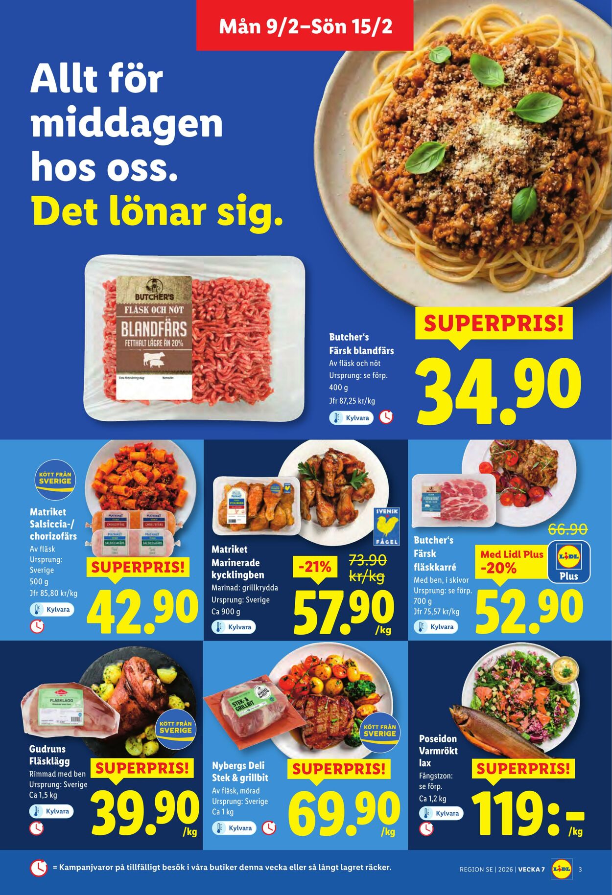 Erbjudanden Lidl 09.02.2026 - 15.02.2026
