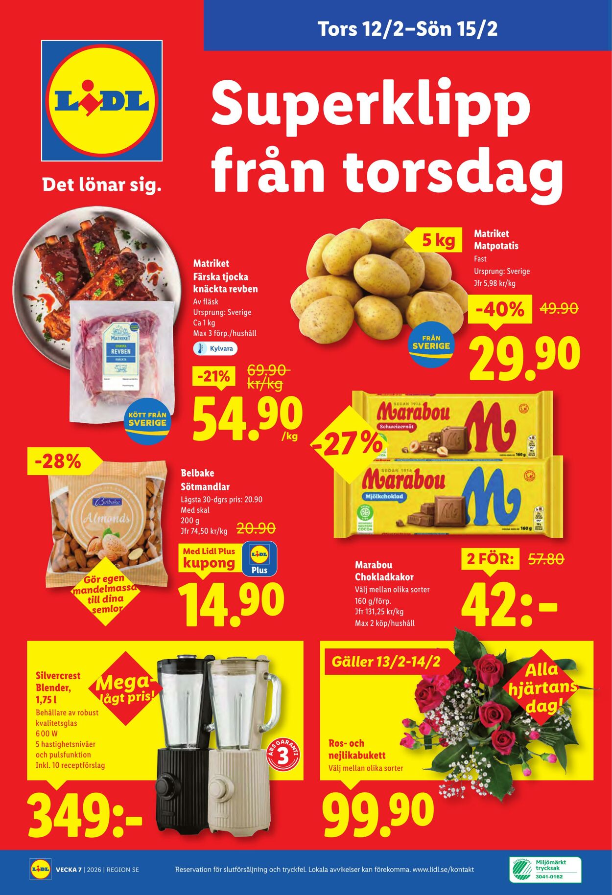 Erbjudanden Lidl 09.02.2026 - 15.02.2026