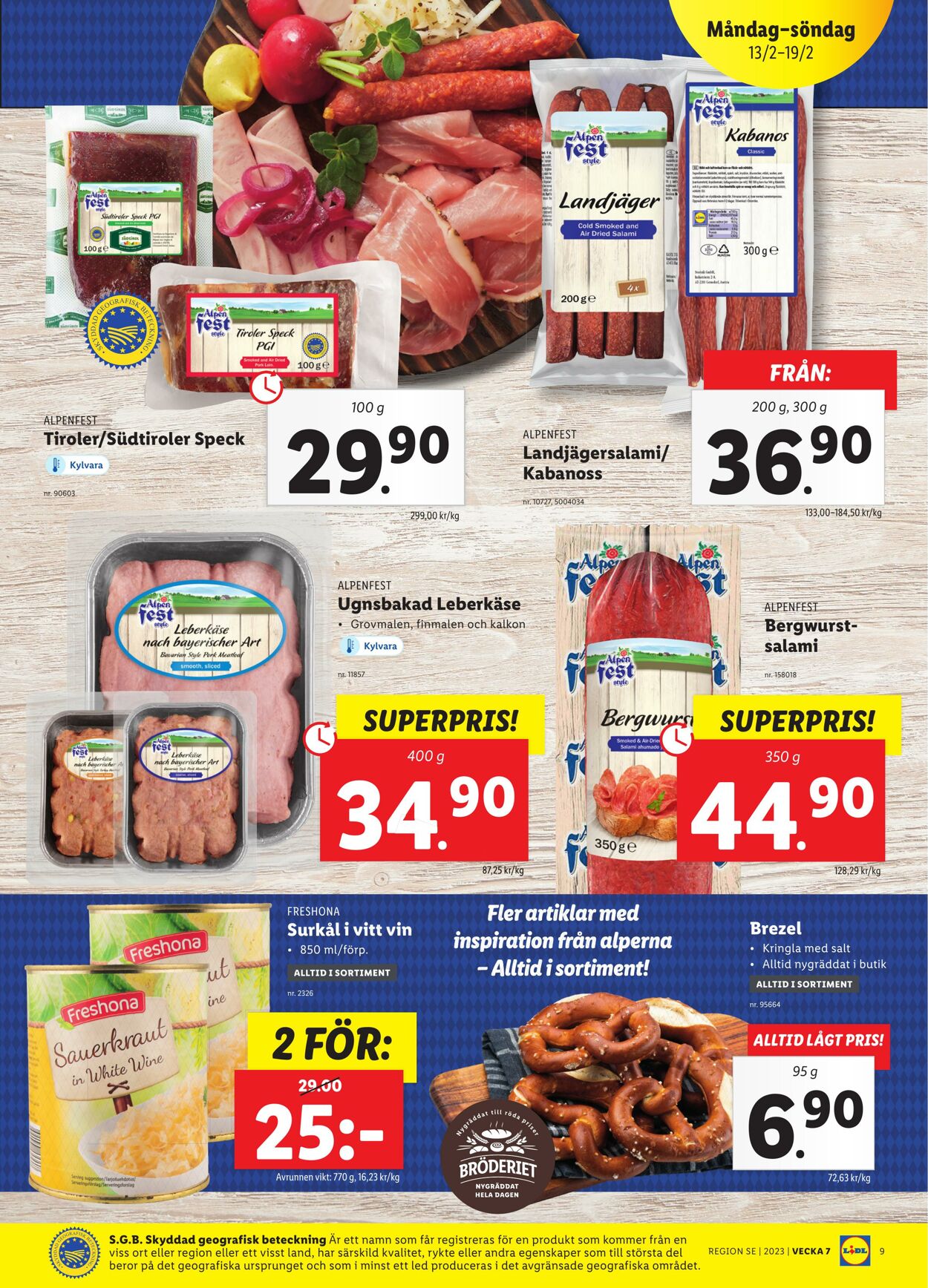 Erbjudanden Lidl 13.02.2023 - 19.02.2023