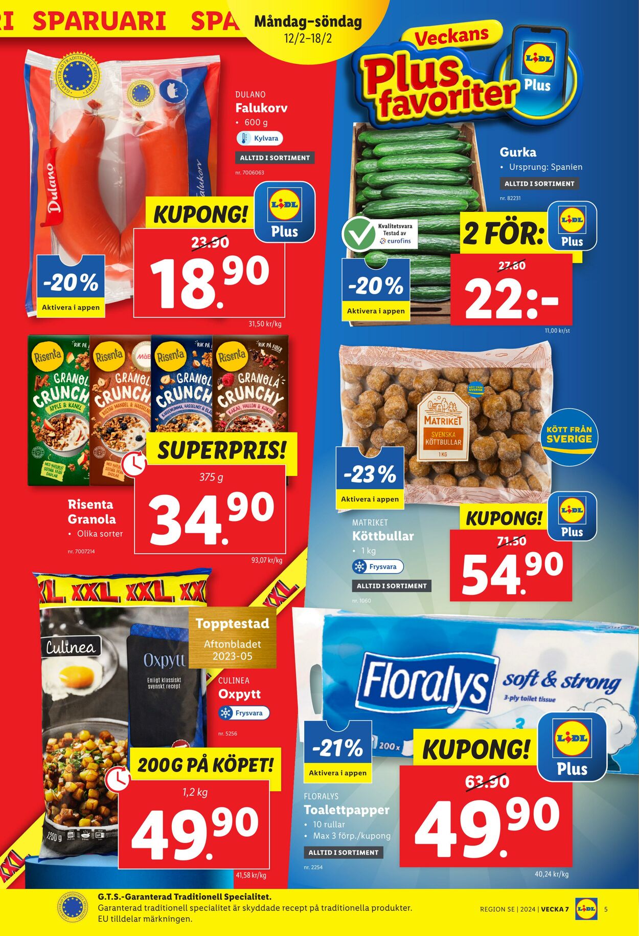 Erbjudanden Lidl 12.02.2024 - 18.02.2024