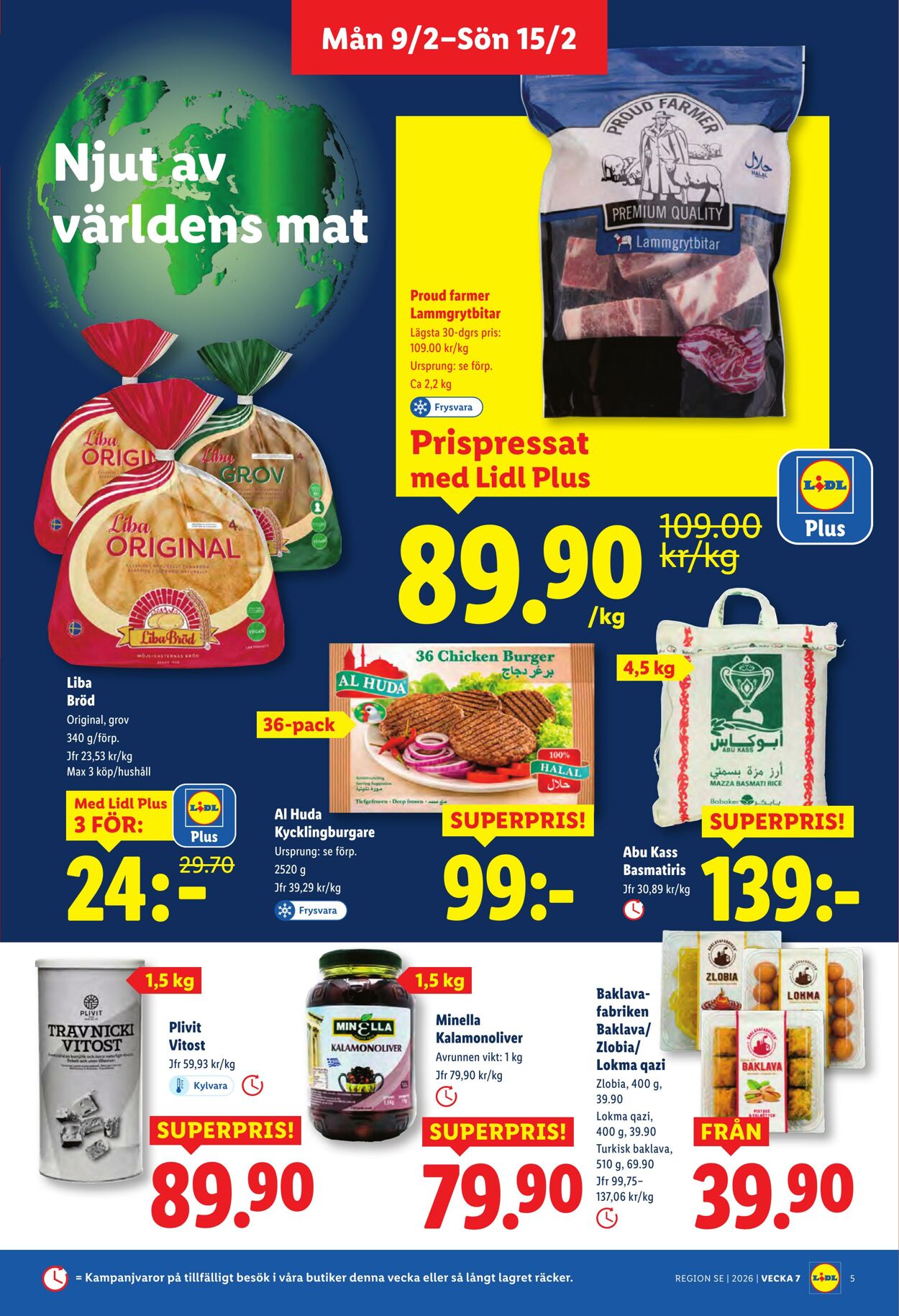 Erbjudanden Lidl 09.02.2026 - 15.02.2026