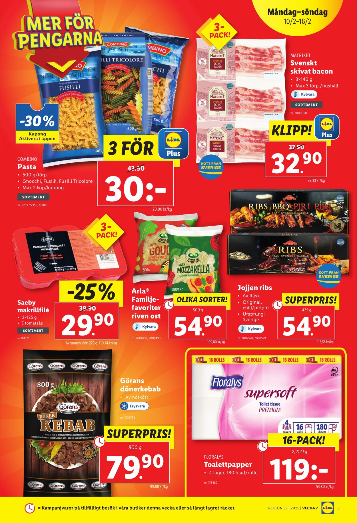 Erbjudanden Lidl 10.02.2025 - 16.02.2025