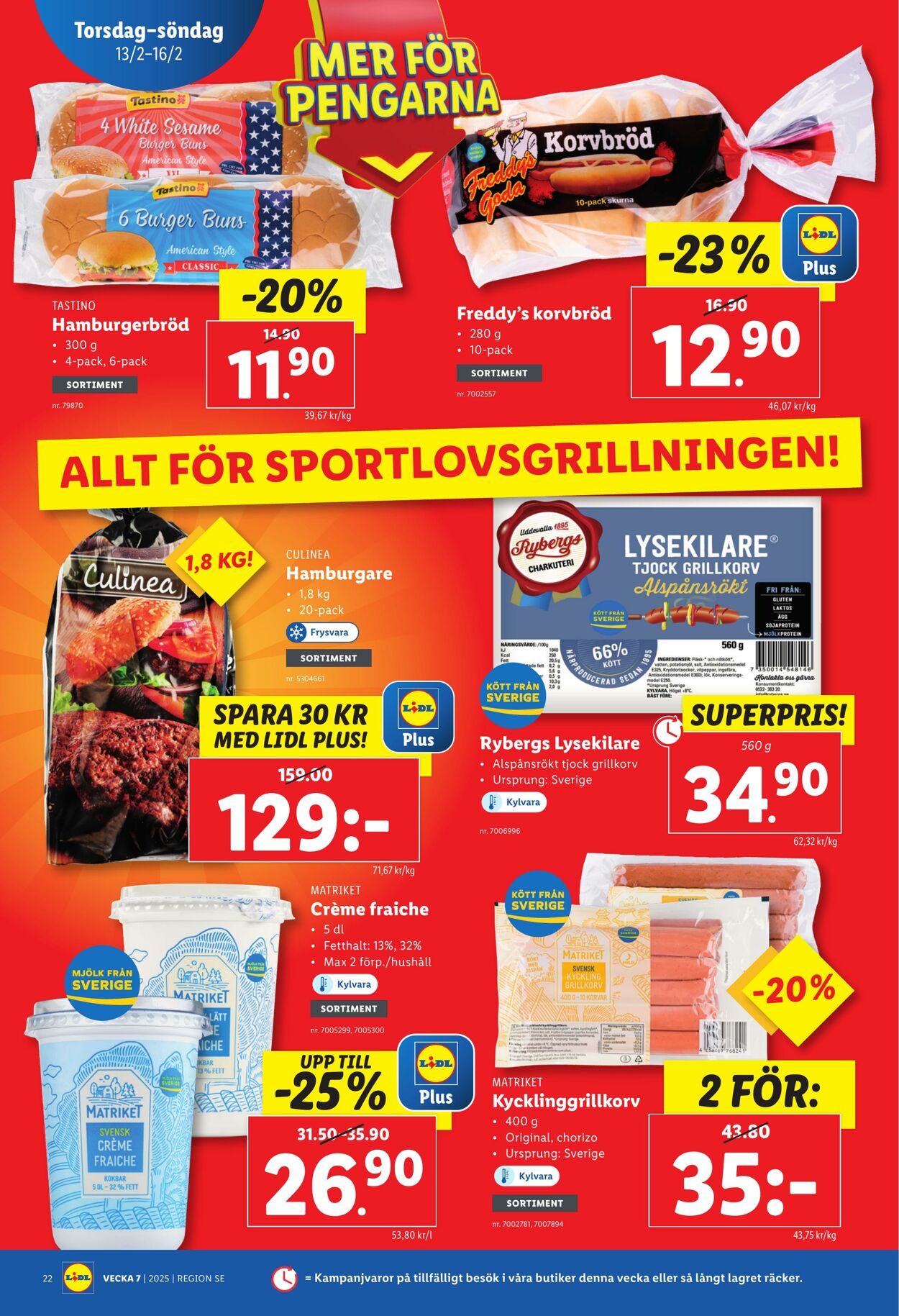 Erbjudanden Lidl 10.02.2025 - 16.02.2025