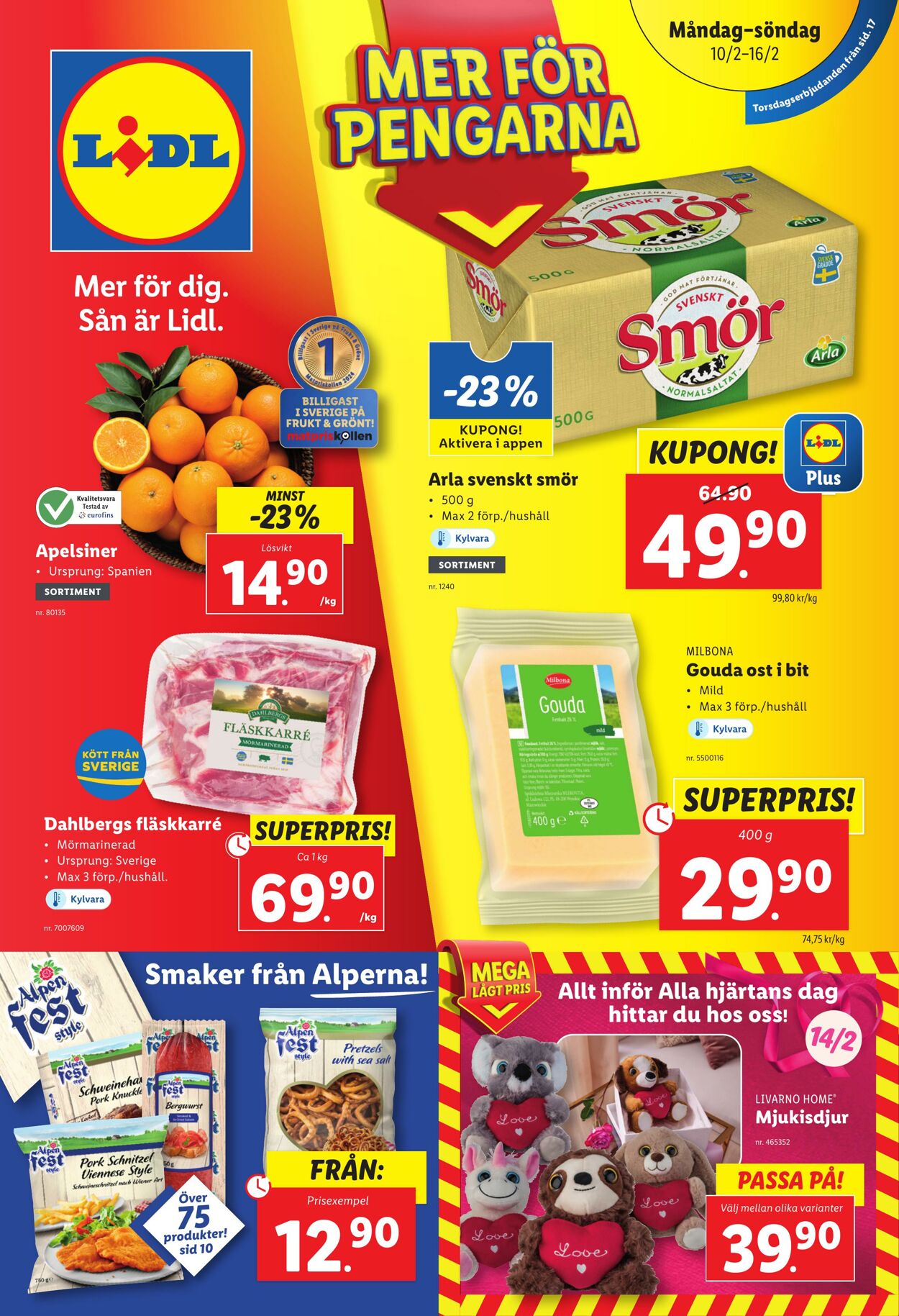 Erbjudanden Lidl 10.02.2025 - 16.02.2025