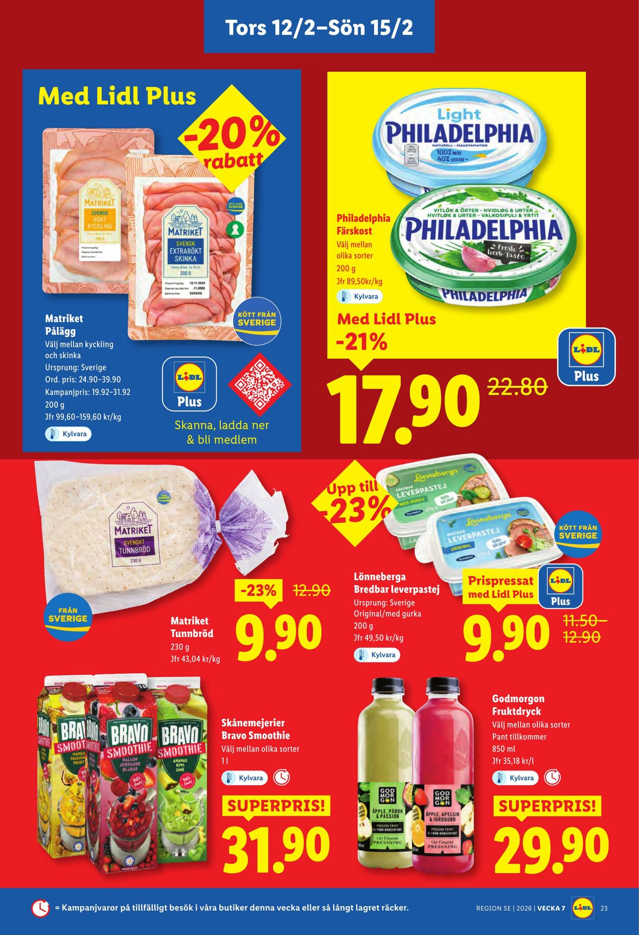 Erbjudanden Lidl 09.02.2026 - 15.02.2026