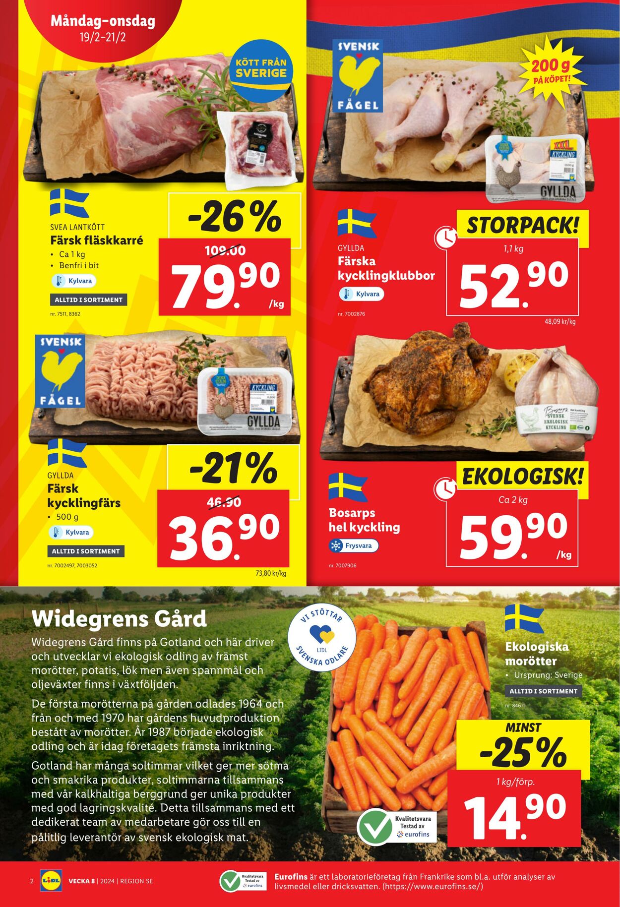 Erbjudanden Lidl 19.02.2024 - 25.02.2024