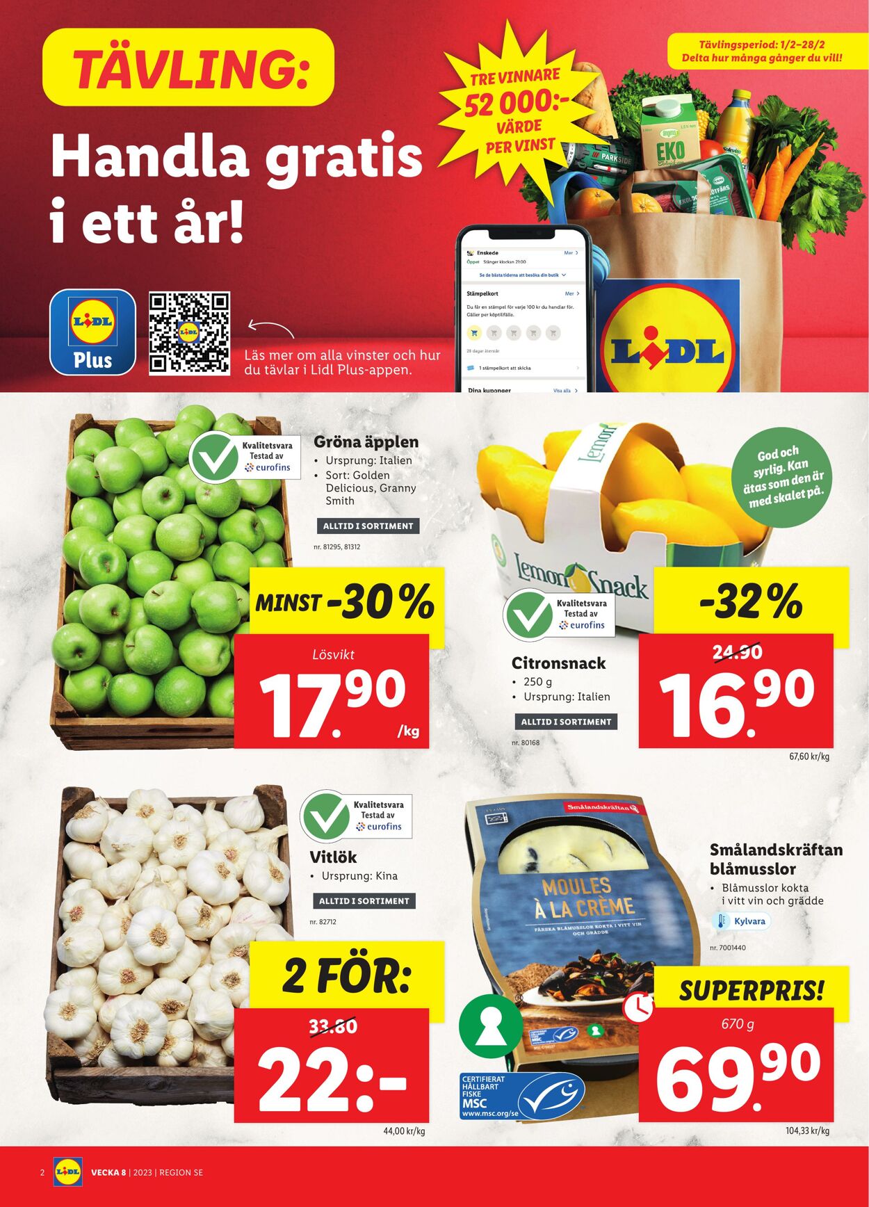 Erbjudanden Lidl 20.02.2023 - 26.02.2023