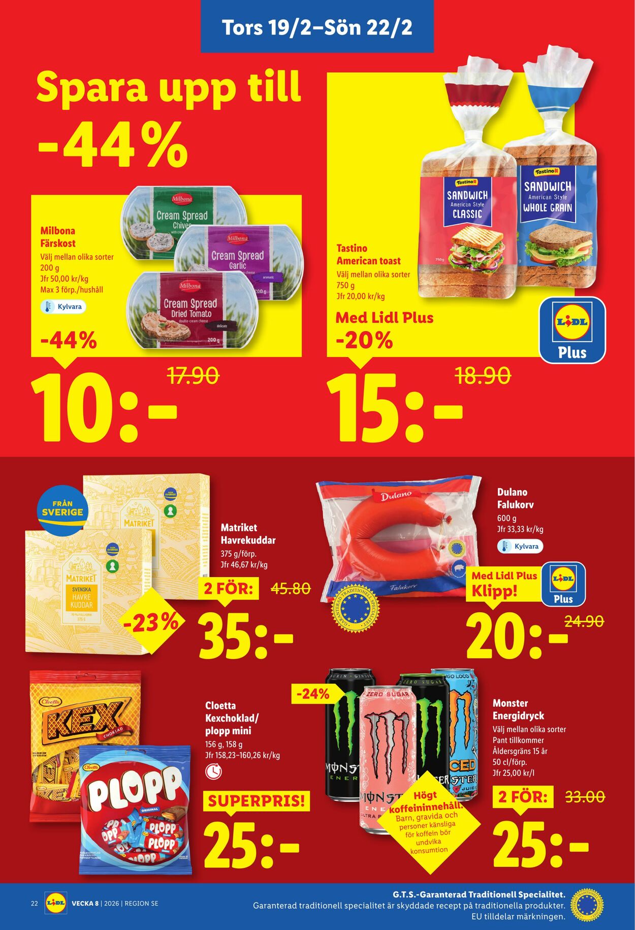 Erbjudanden Lidl 16.02.2026 - 22.02.2026