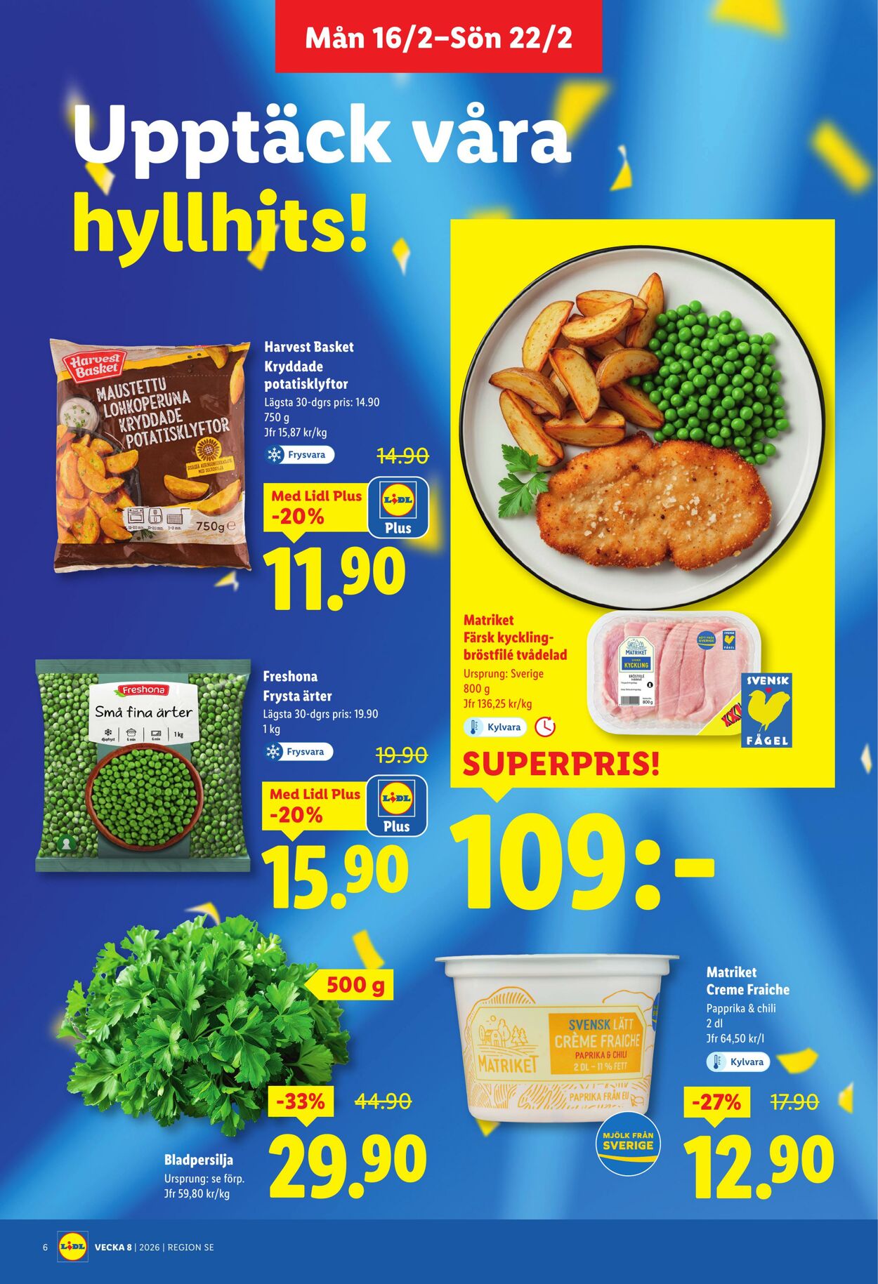 Erbjudanden Lidl 16.02.2026 - 22.02.2026