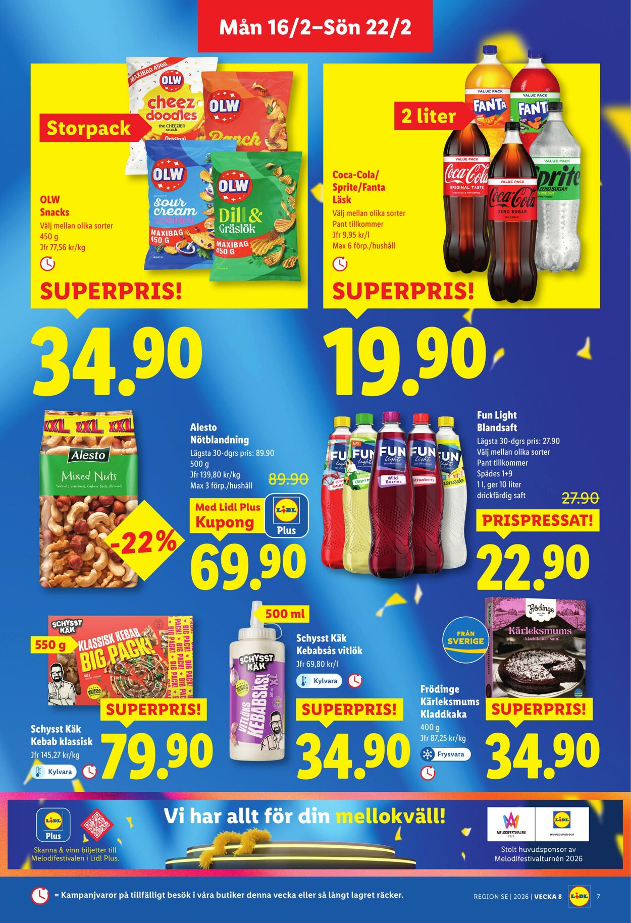 Erbjudanden Lidl 16.02.2026 - 22.02.2026