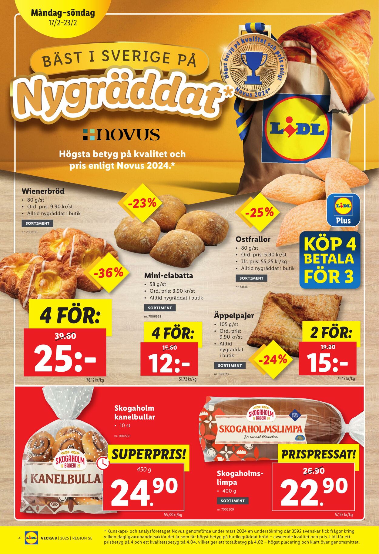 Erbjudanden Lidl 17.02.2025 - 23.02.2025