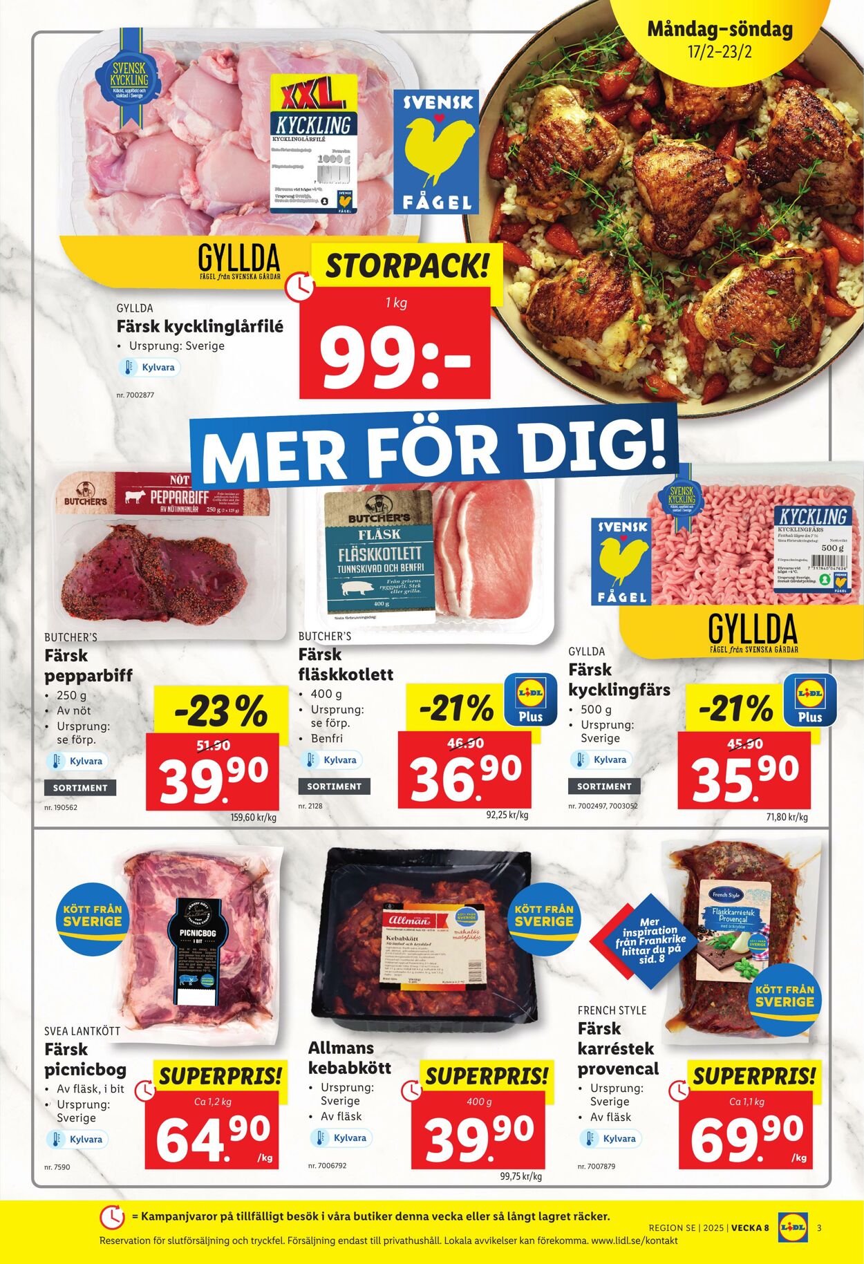 Erbjudanden Lidl 17.02.2025 - 23.02.2025