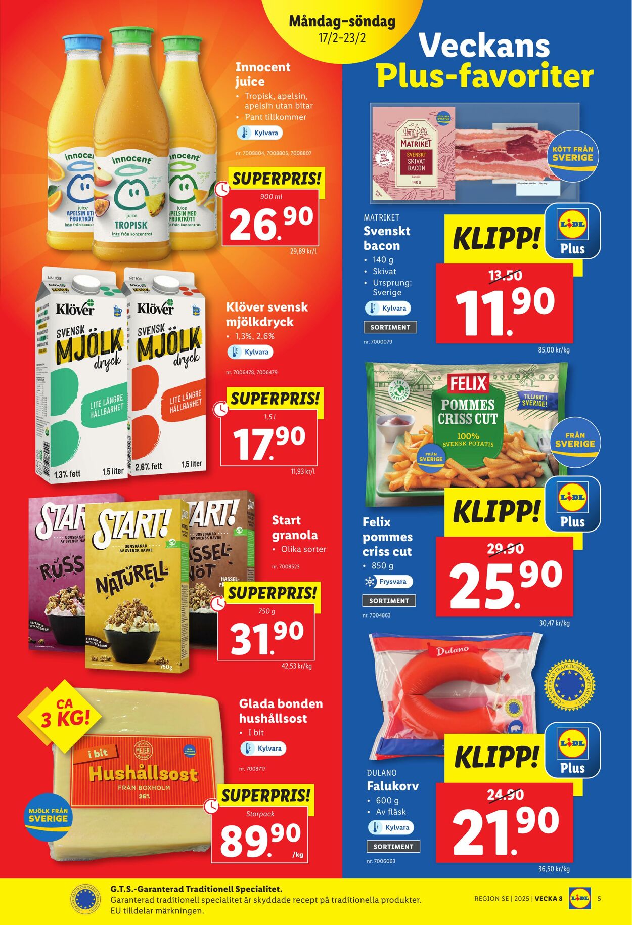 Erbjudanden Lidl 17.02.2025 - 23.02.2025