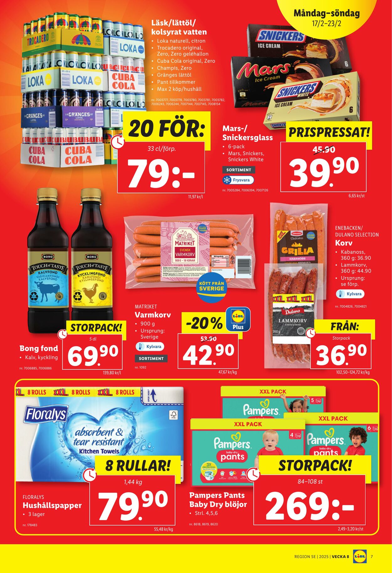 Erbjudanden Lidl 17.02.2025 - 23.02.2025