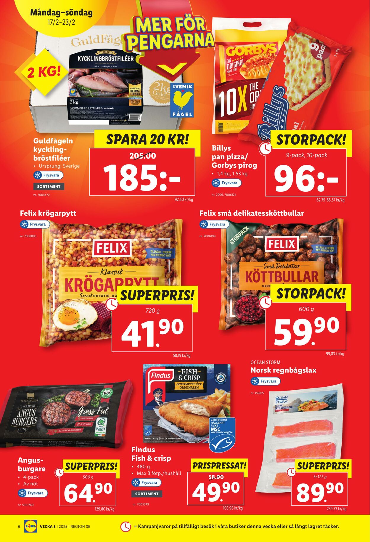 Erbjudanden Lidl 17.02.2025 - 23.02.2025