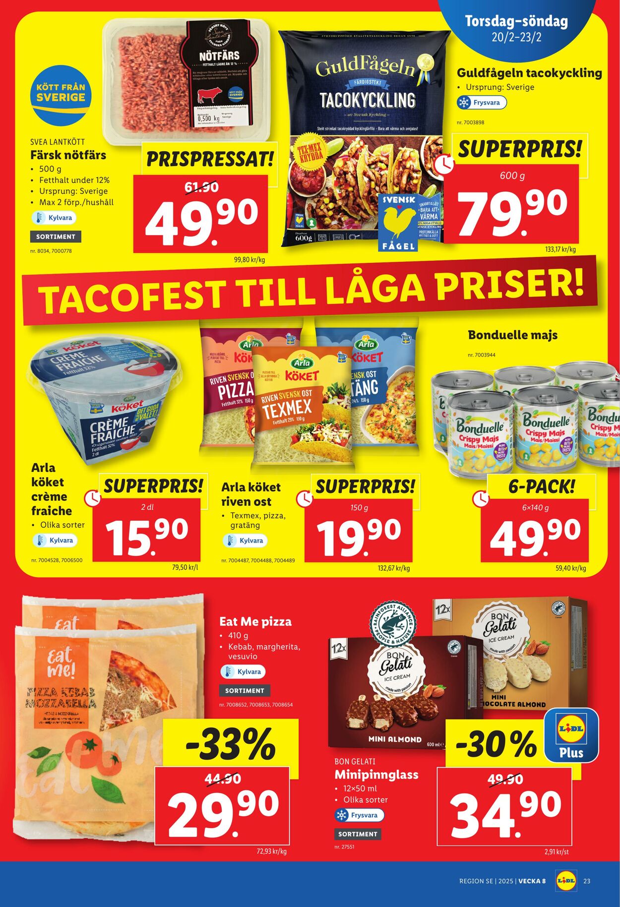 Erbjudanden Lidl 17.02.2025 - 23.02.2025