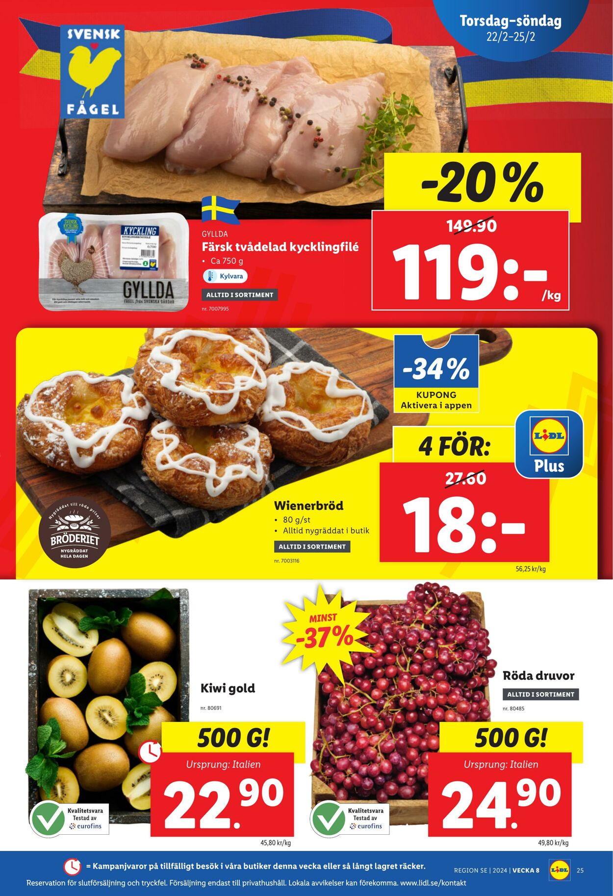 Erbjudanden Lidl 19.02.2024 - 25.02.2024