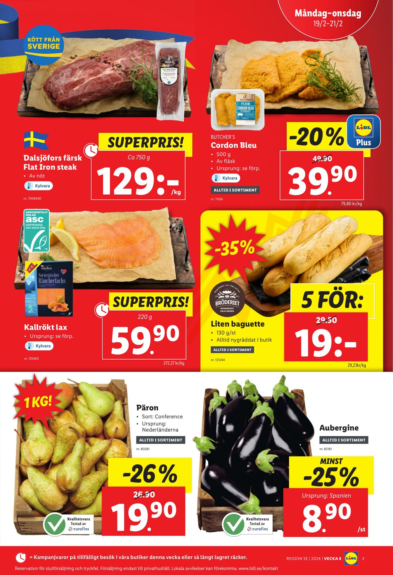 Erbjudanden Lidl 19.02.2024 - 25.02.2024