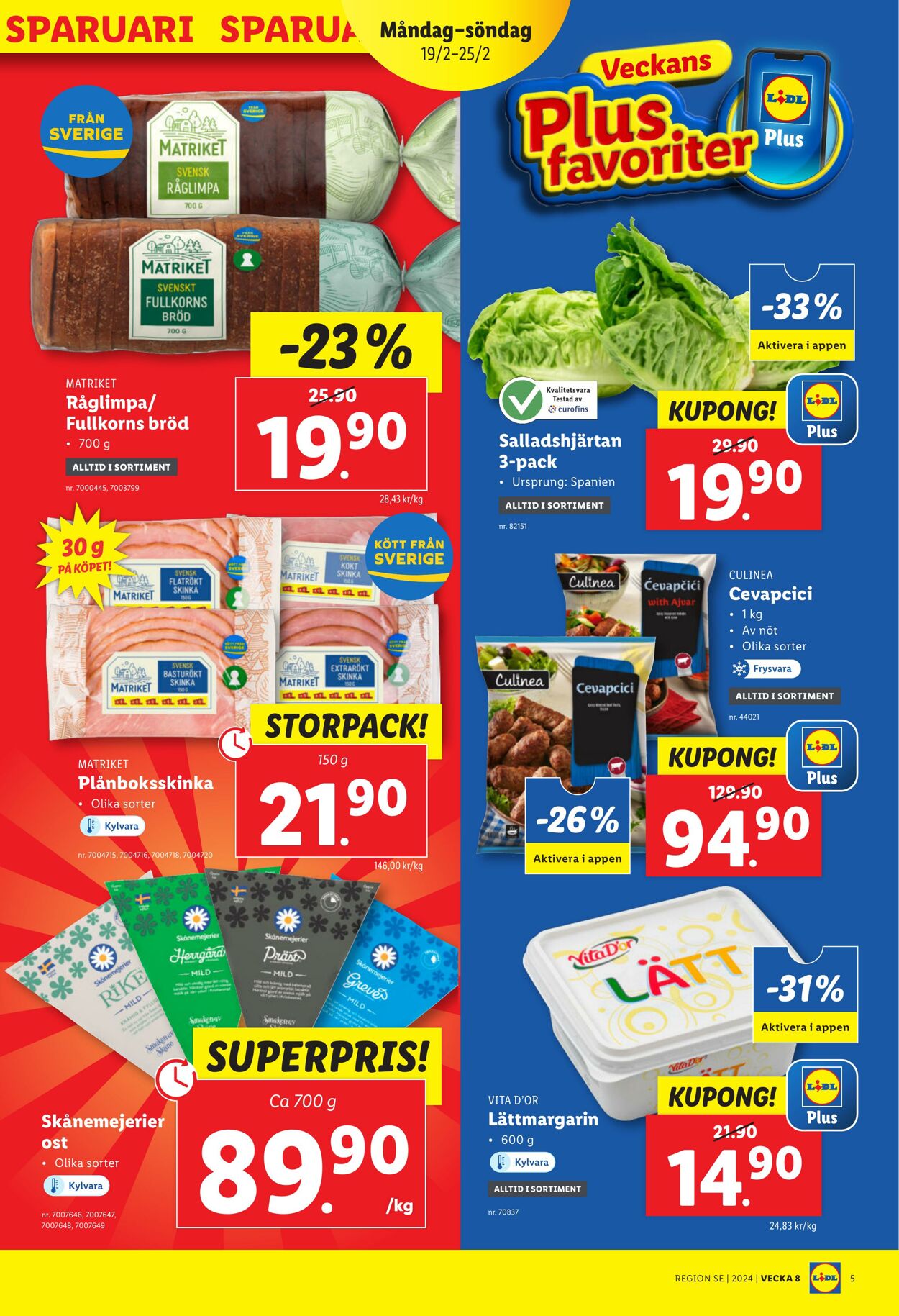 Erbjudanden Lidl 19.02.2024 - 25.02.2024