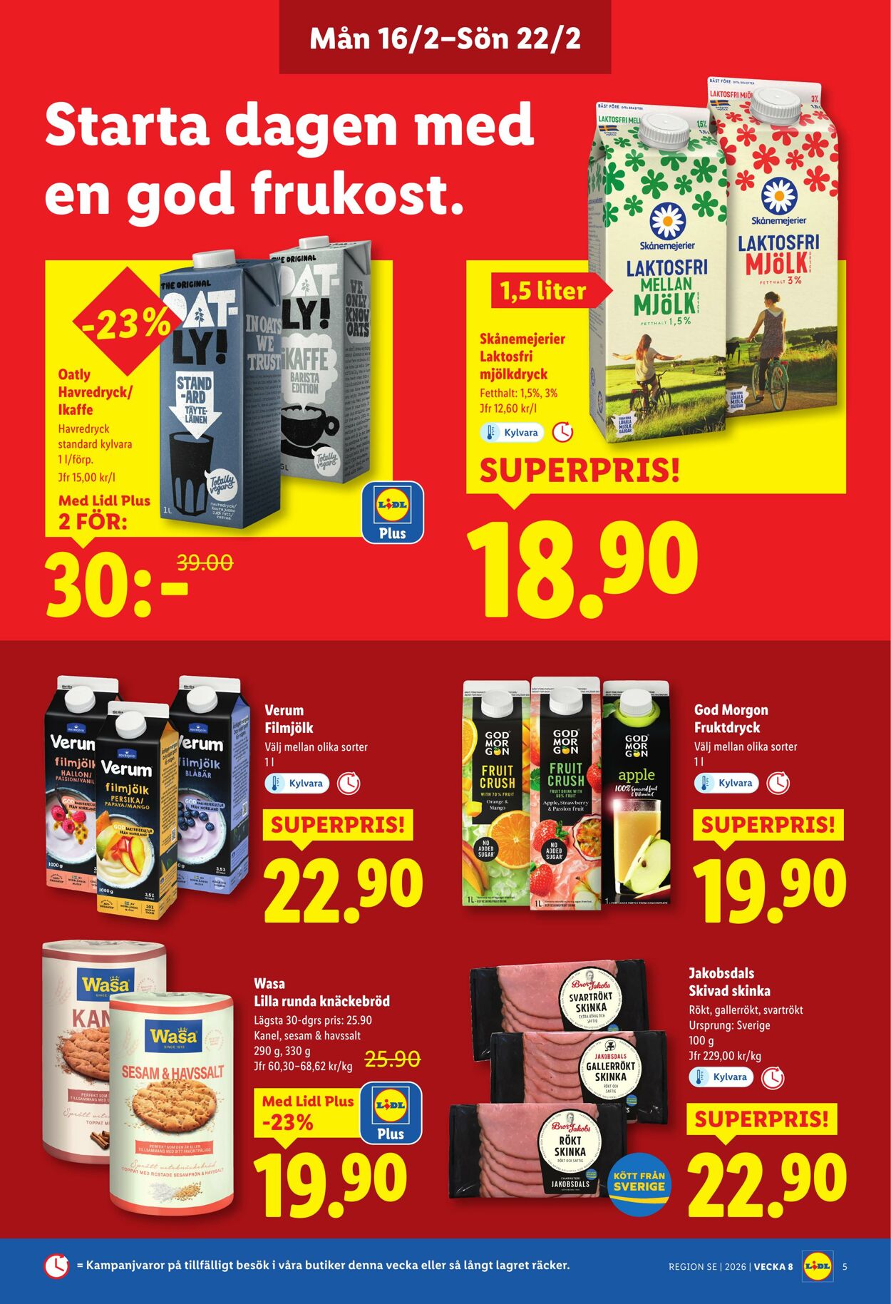 Erbjudanden Lidl 16.02.2026 - 22.02.2026