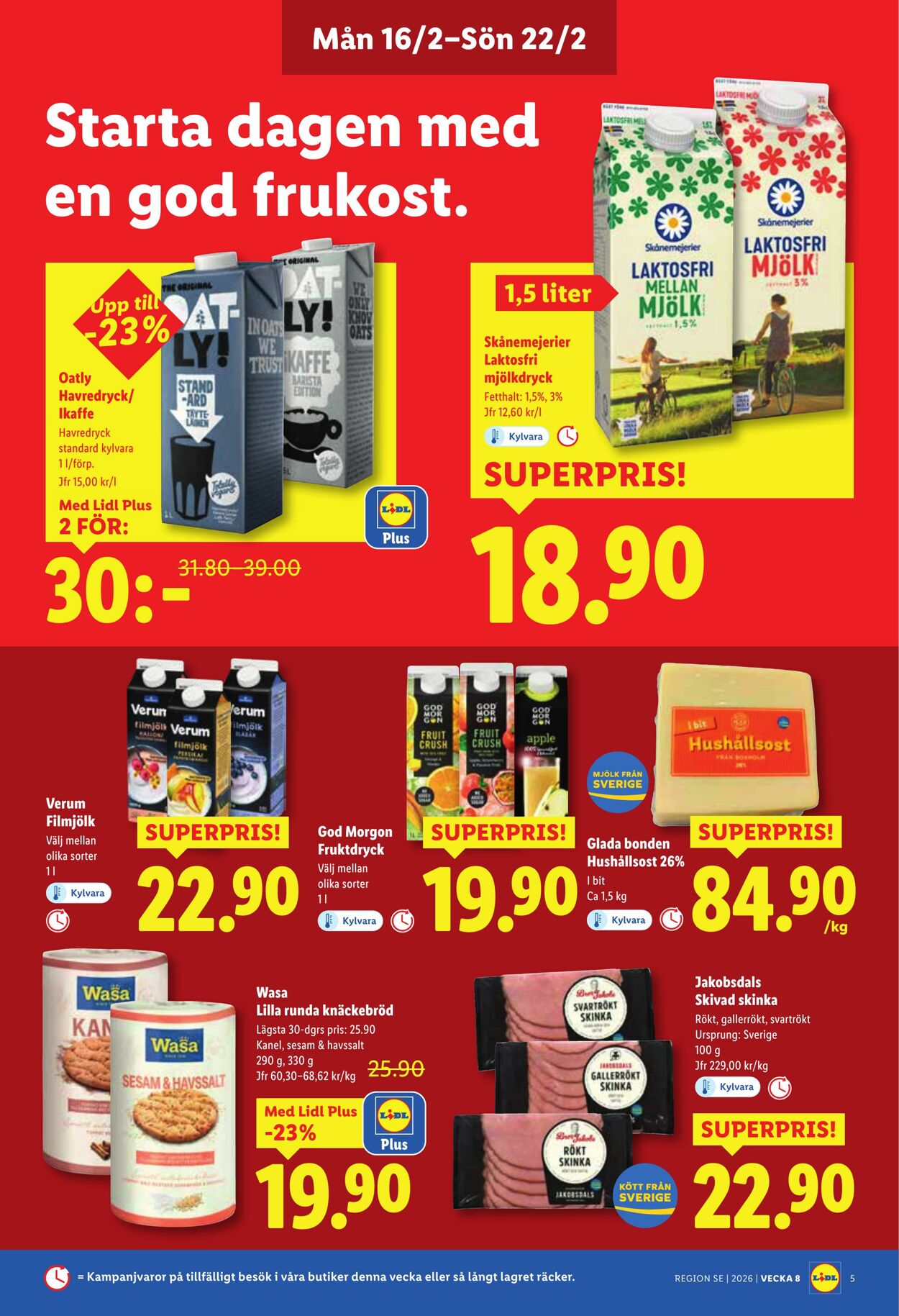 Erbjudanden Lidl 16.02.2026 - 22.02.2026