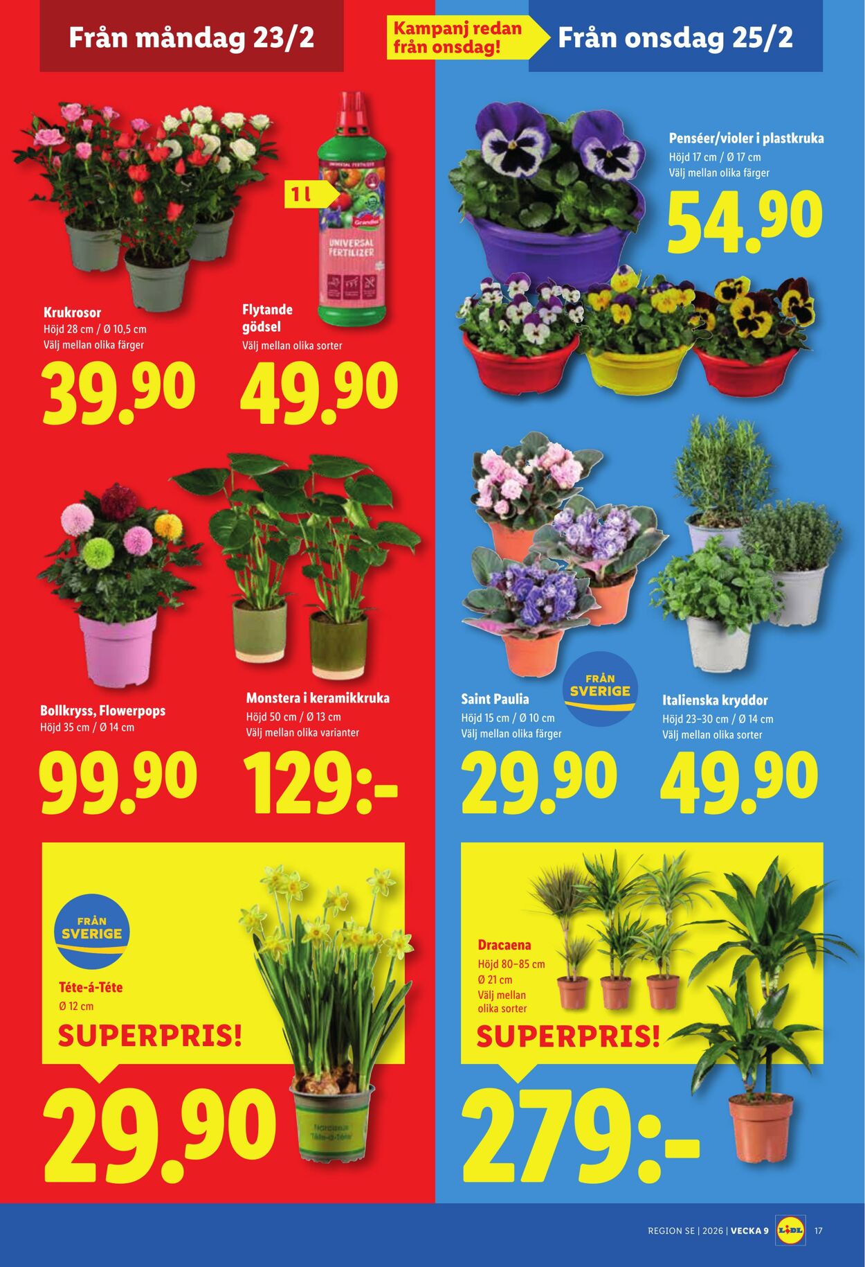Erbjudanden Lidl 23.02.2026 - 01.03.2026