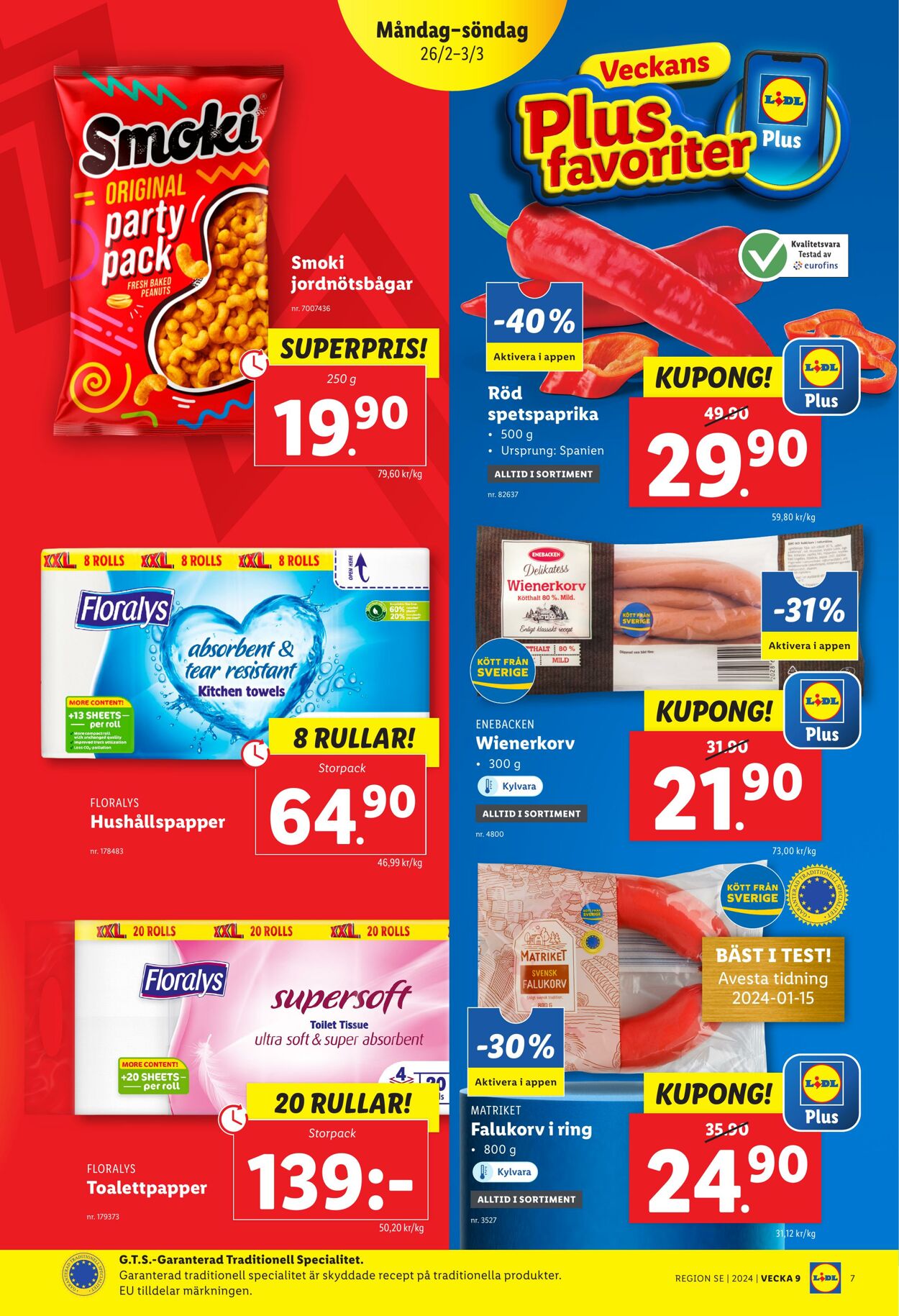 Erbjudanden Lidl 26.02.2024 - 03.03.2024