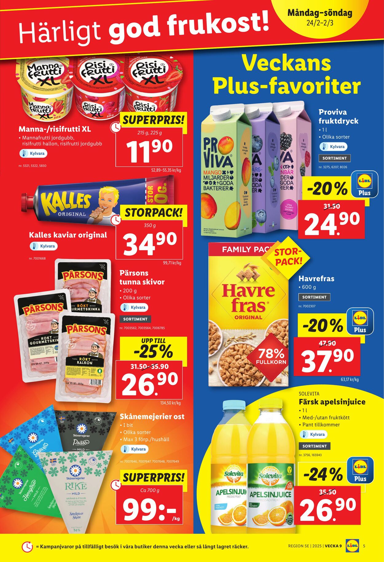 Erbjudanden Lidl 24.02.2025 - 02.03.2025