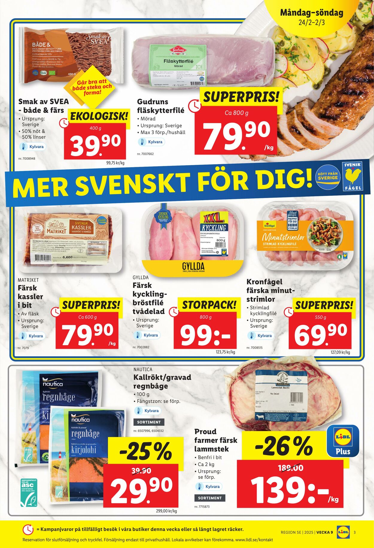 Erbjudanden Lidl 24.02.2025 - 02.03.2025