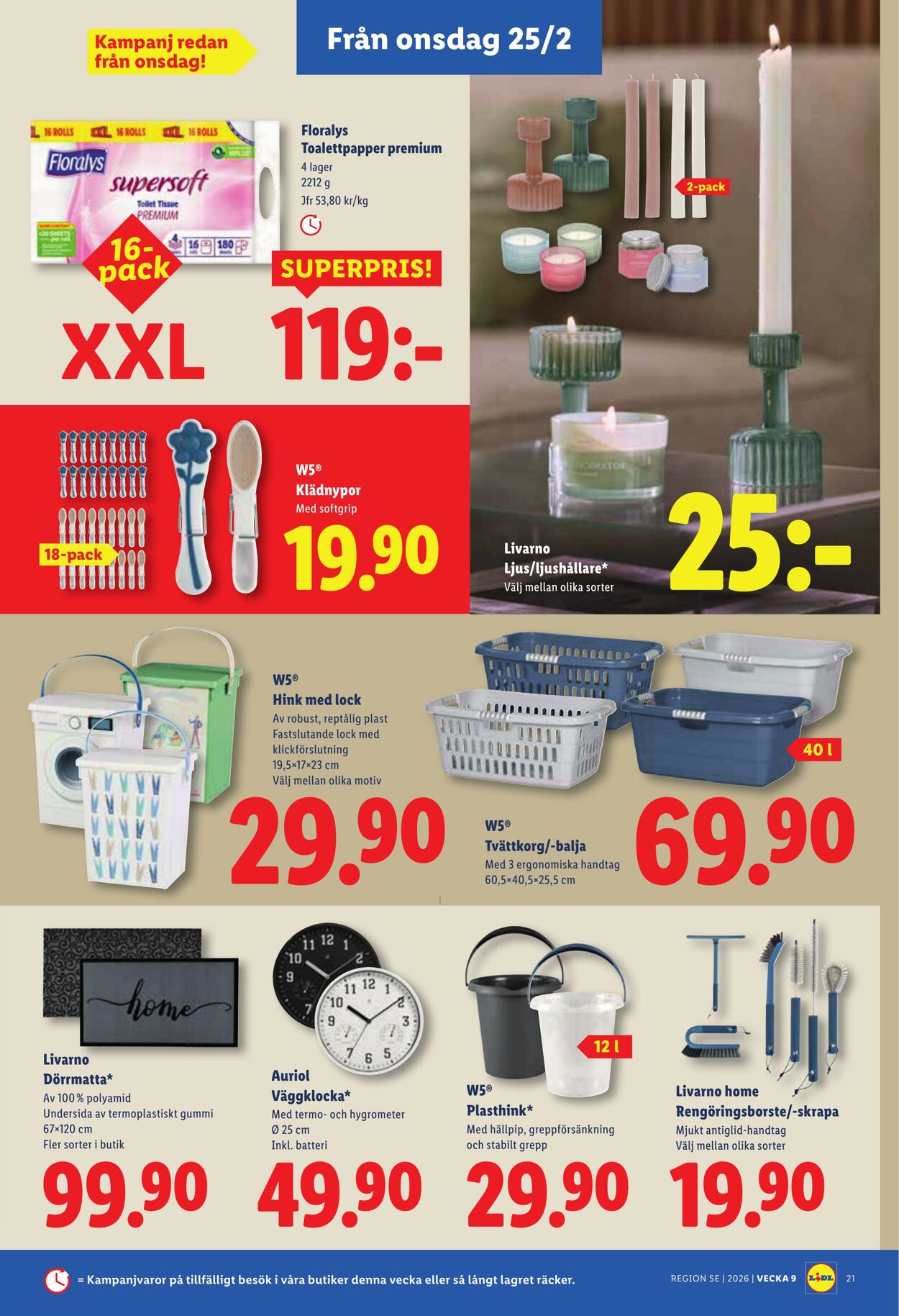 Erbjudanden Lidl 23.02.2026 - 01.03.2026
