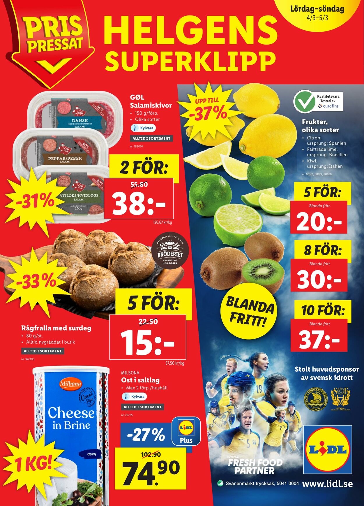 Erbjudanden Lidl 27.02.2023 - 05.03.2023