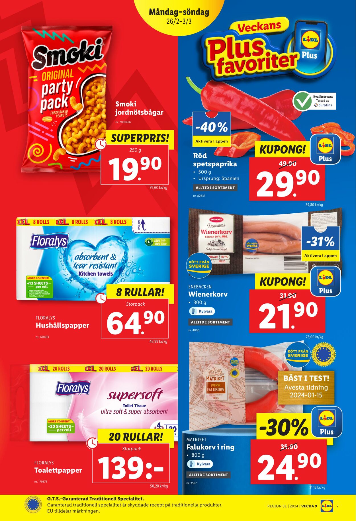 Erbjudanden Lidl 26.02.2024 - 03.03.2024